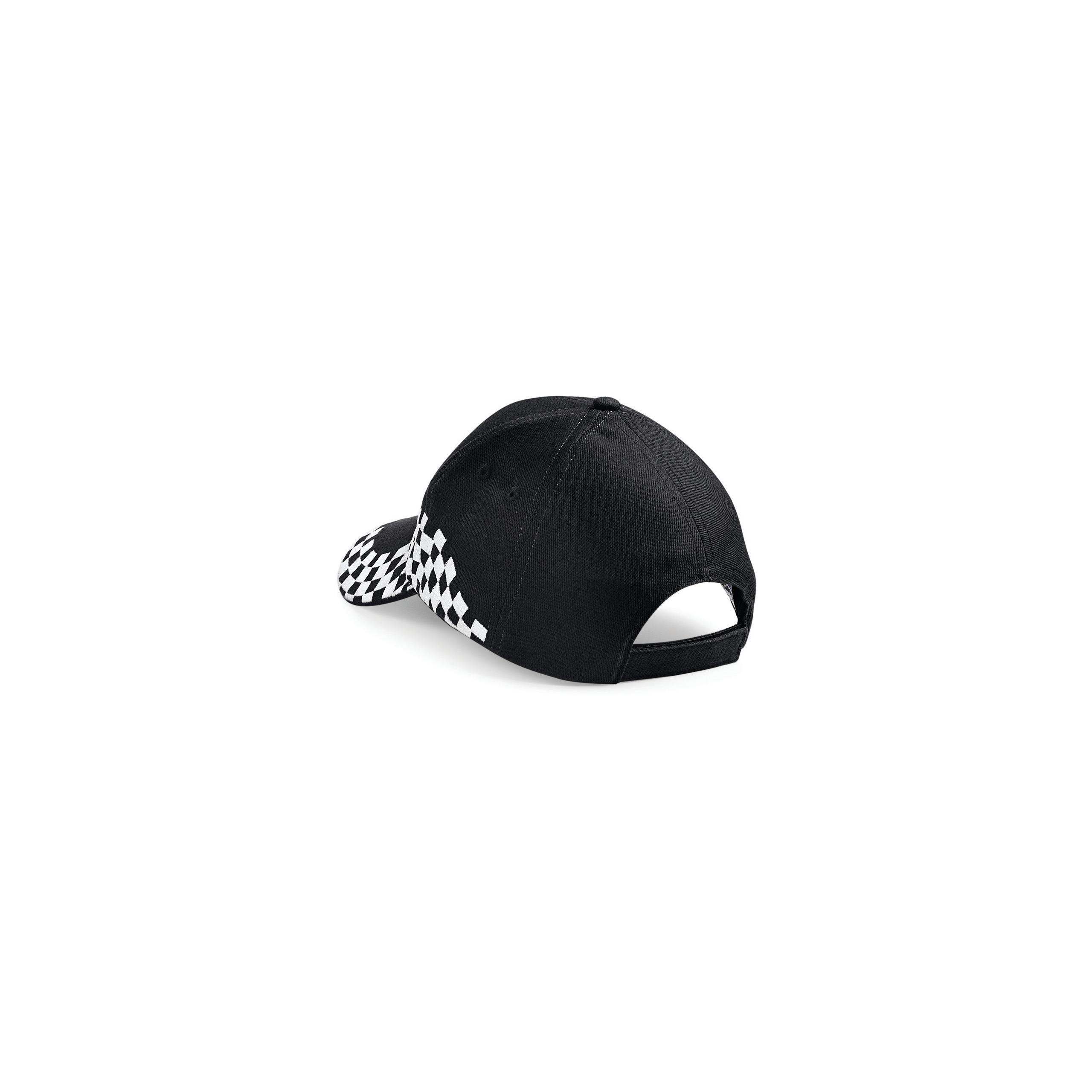 Beechfield - Casquette Grand Prix - Black / White - One Size