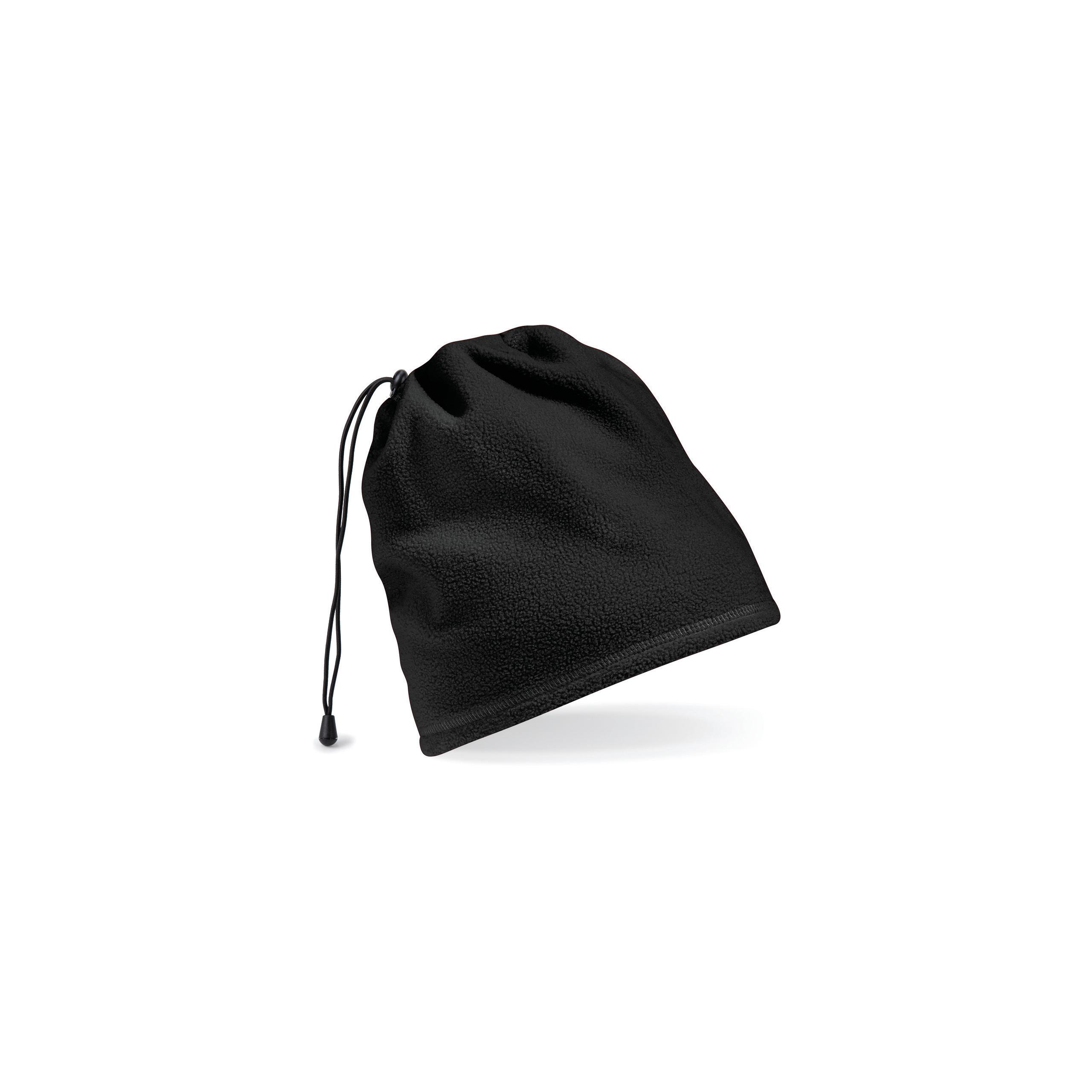 Beechfield - Bonnet tour de cou Suprafleece™ - Black - One Size