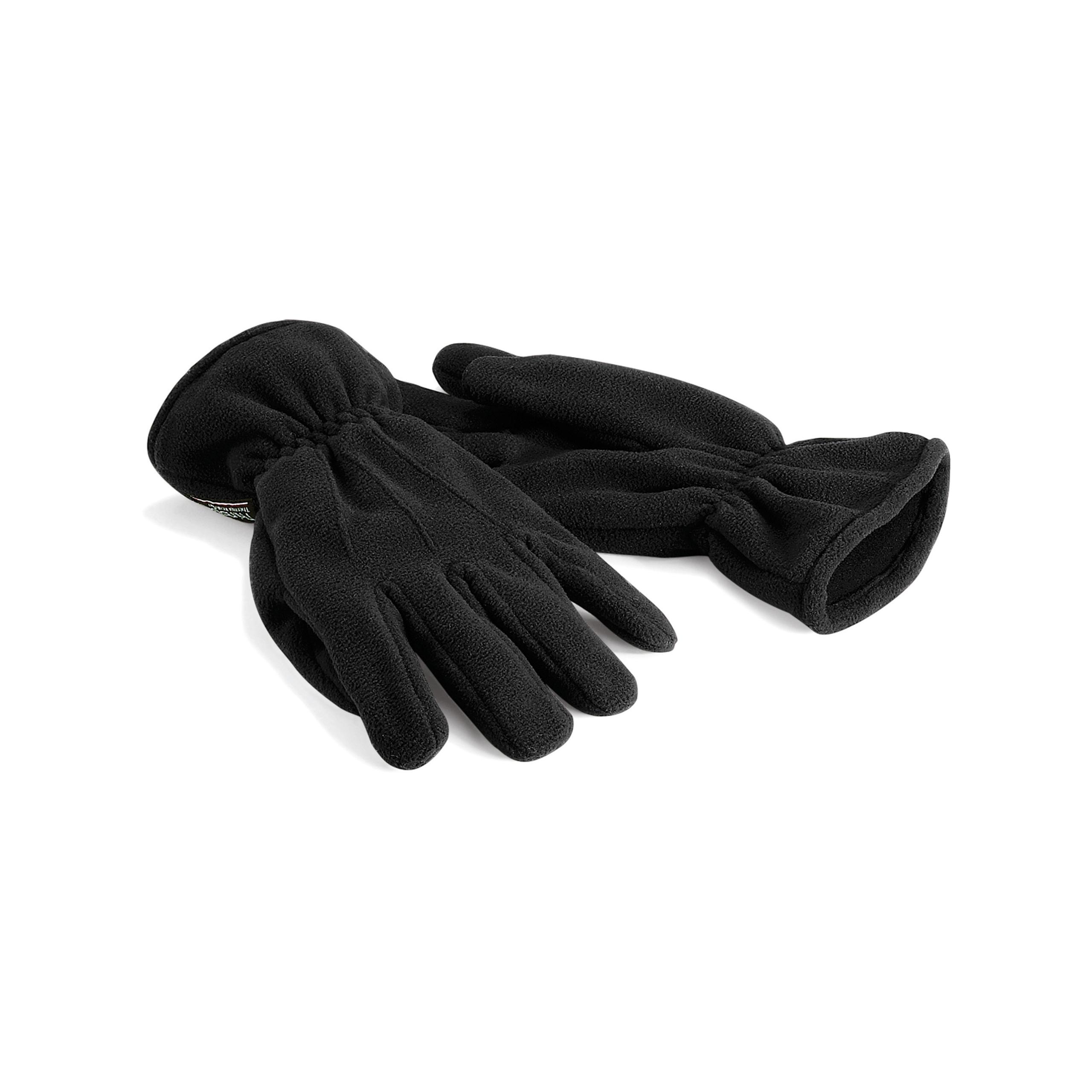 Beechfield - Gants homme Thinsulate™ en Suprafleece® - Black - L/XL