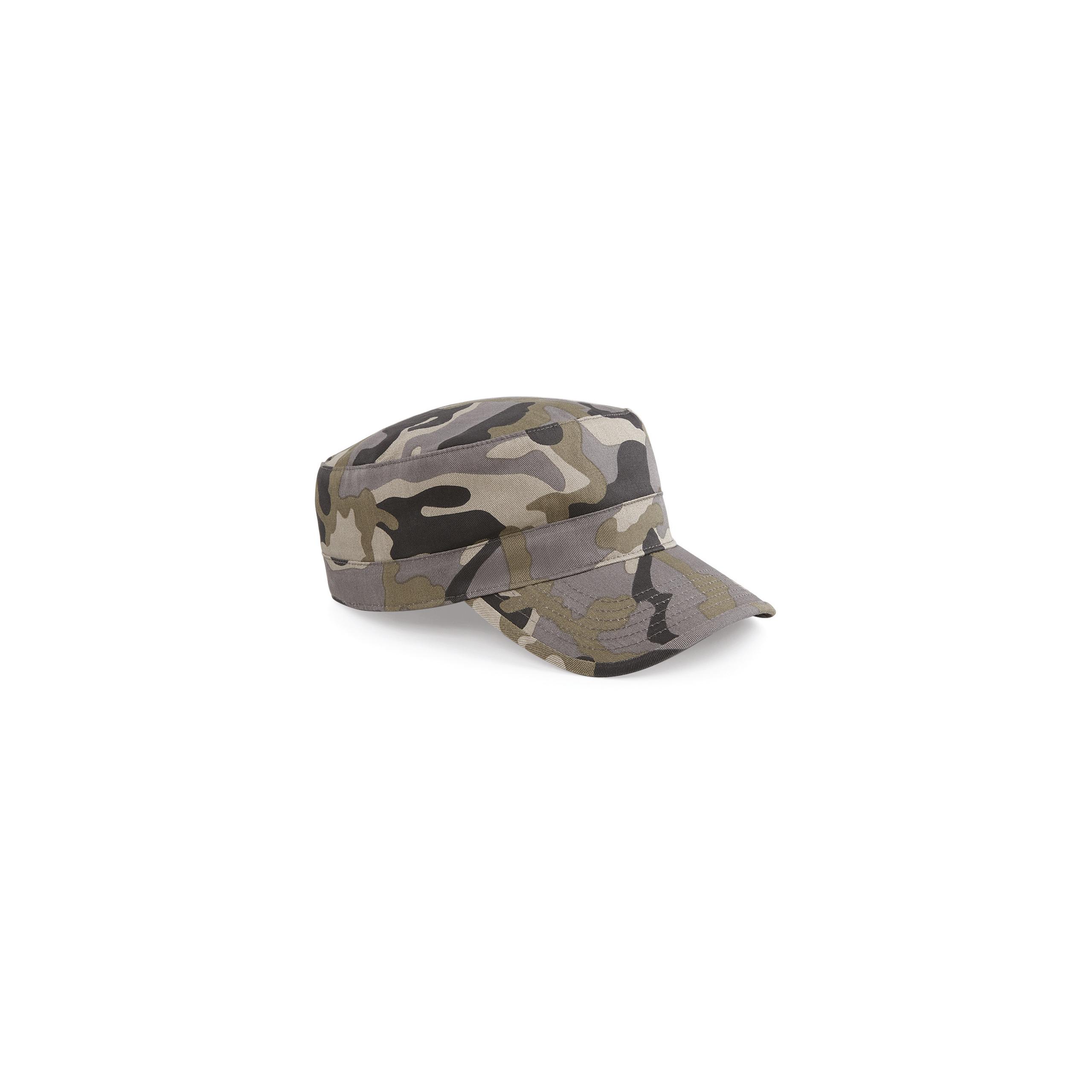 Beechfield - Casquette cubaine Camo - Field Camo - One Size