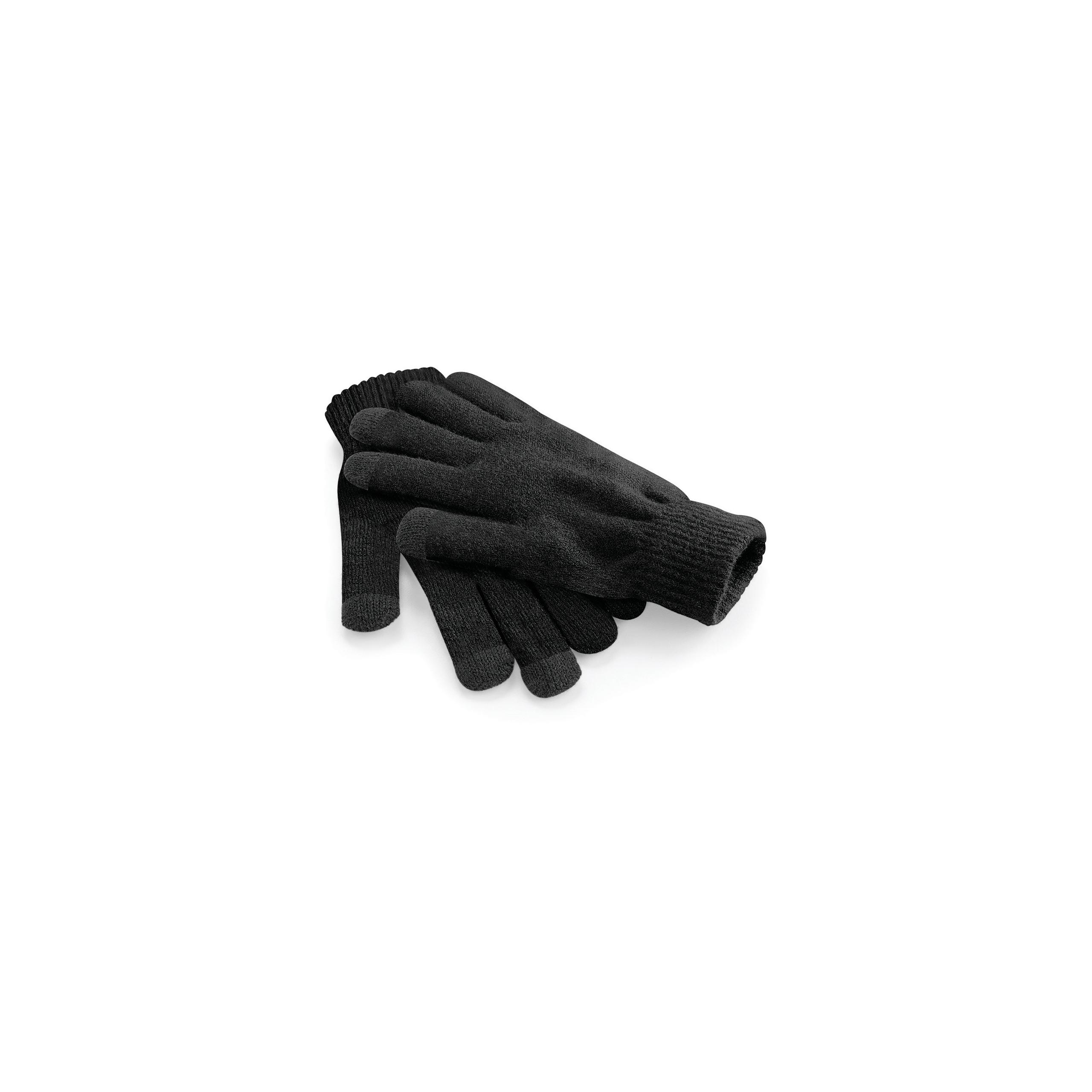 Beechfield - GANTS POUR ÉCRAN TACTILE - Black - S/M