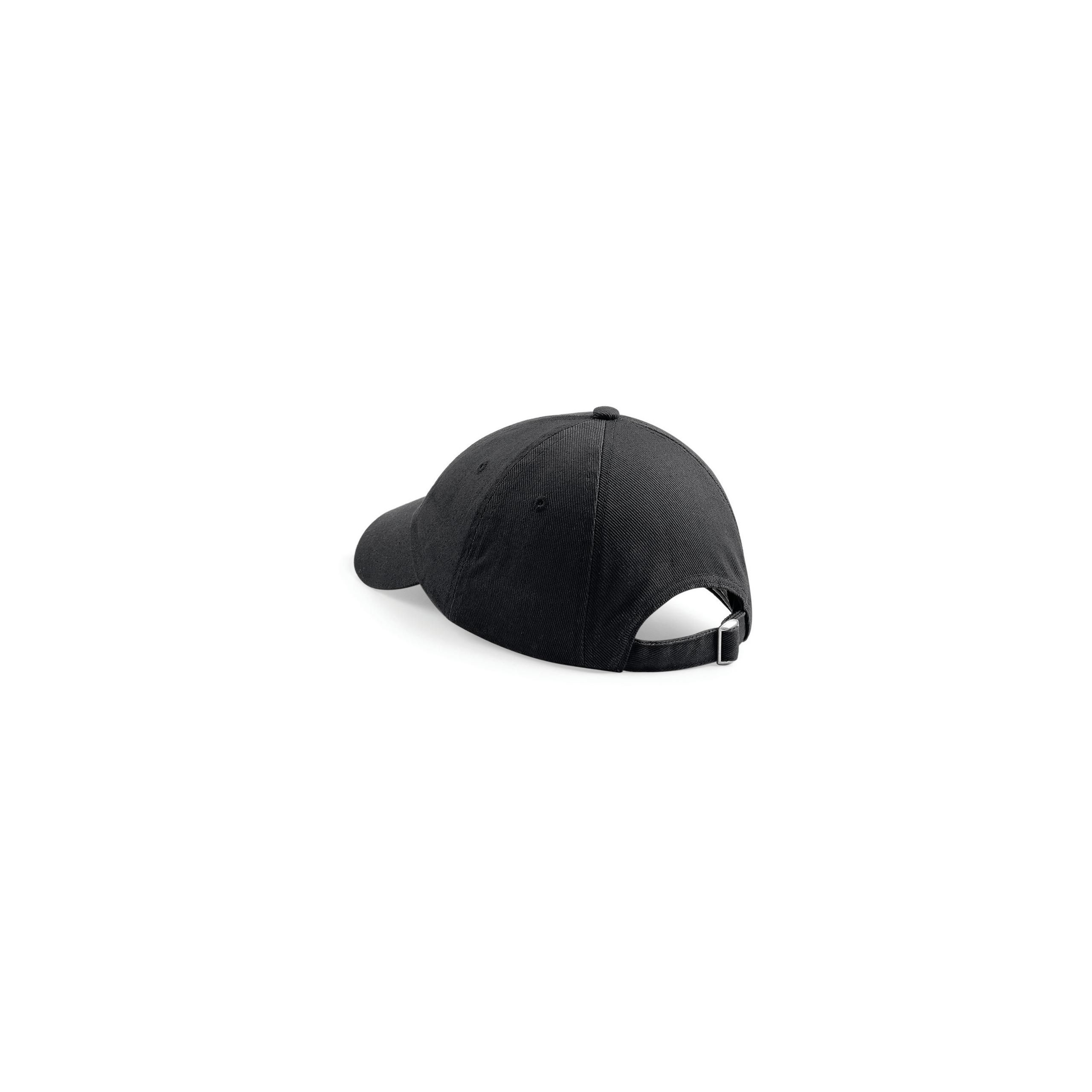 Beechfield - Casquette profil bas en coton drill - 6 panneaux - Black - One Size