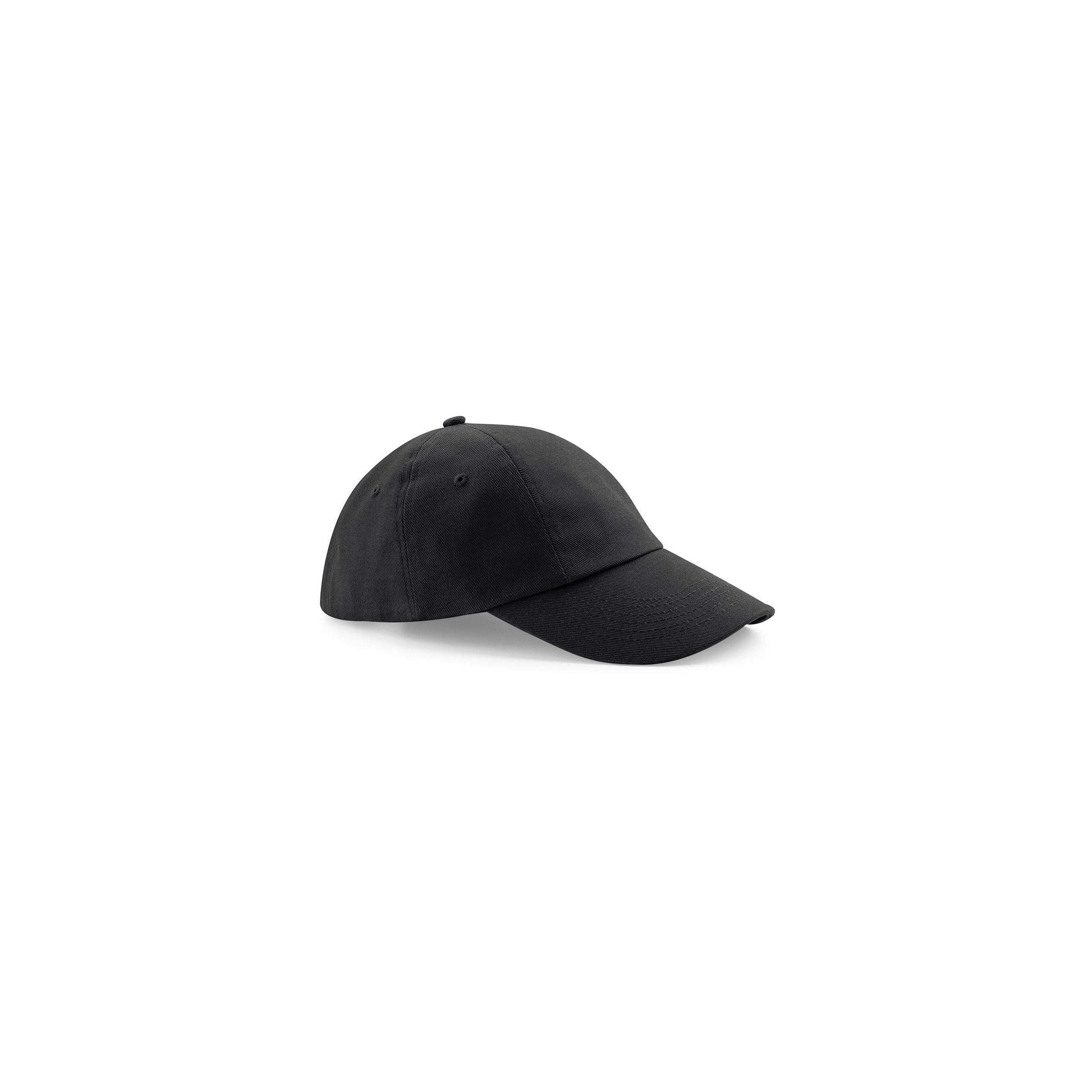 Beechfield - Casquette profil bas en coton drill - 6 panneaux - Black - One Size