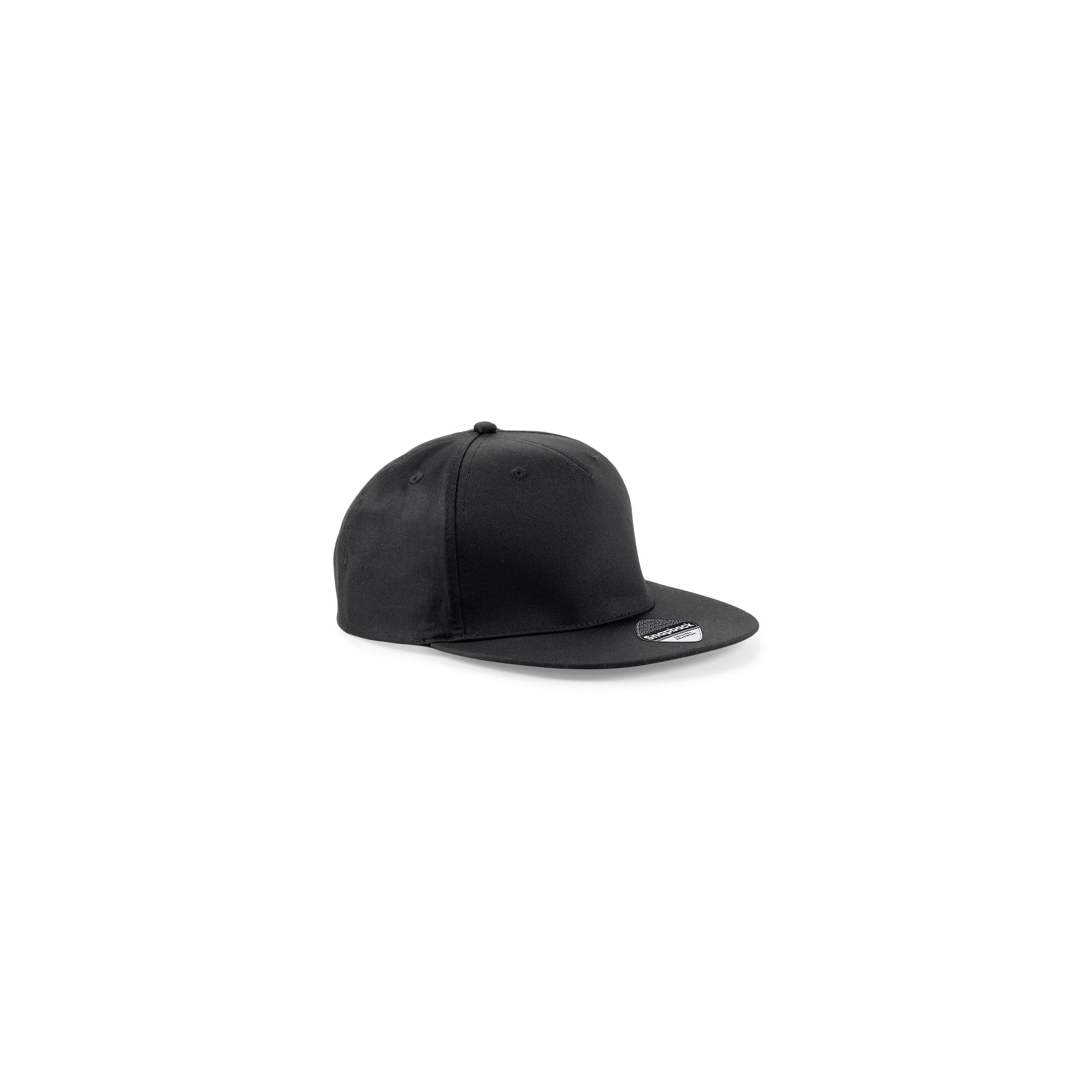 Beechfield - Casquette Rapper 5 panneaux - Black - One Size