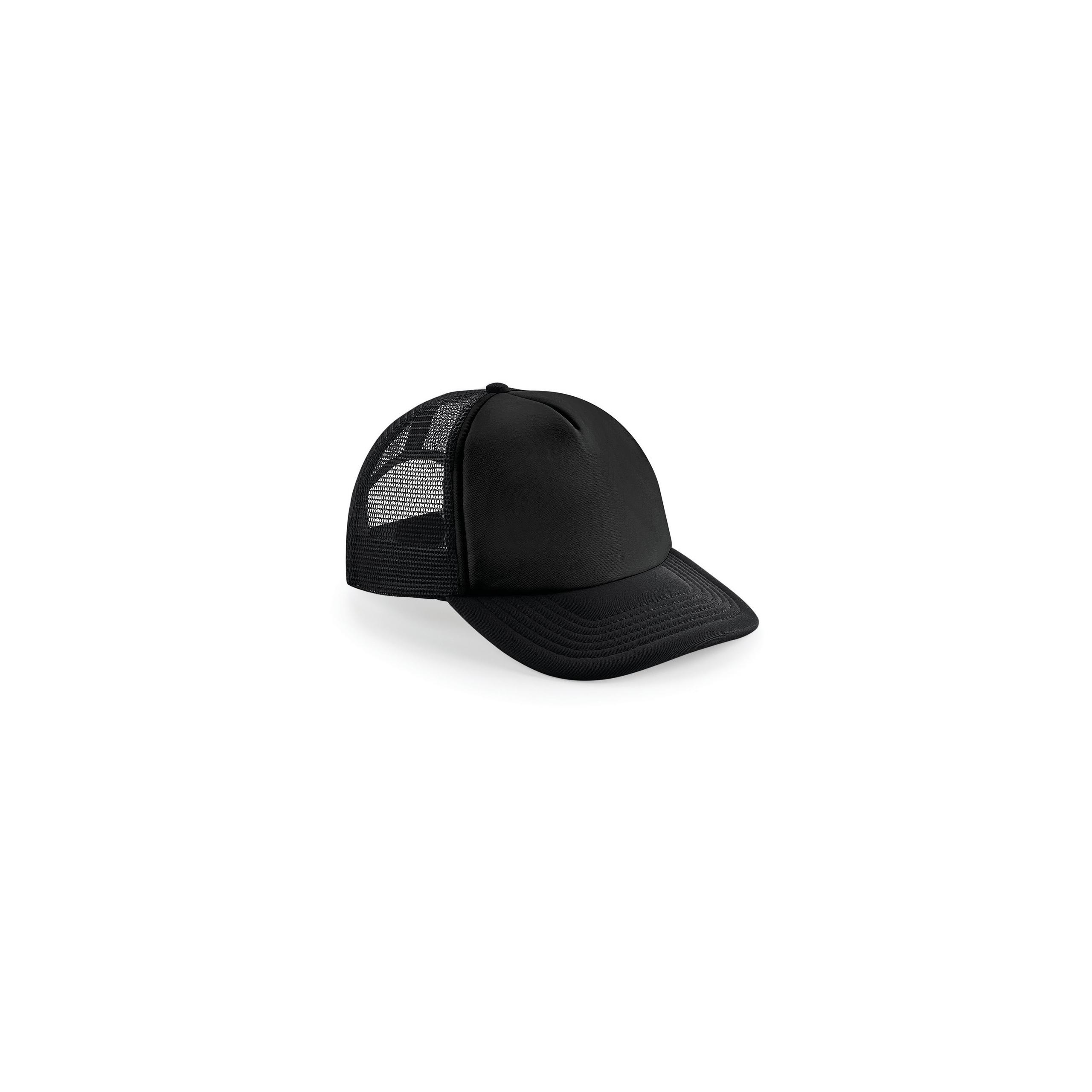 Beechfield - Casquette américaine Vintage - Black / Black - One Size