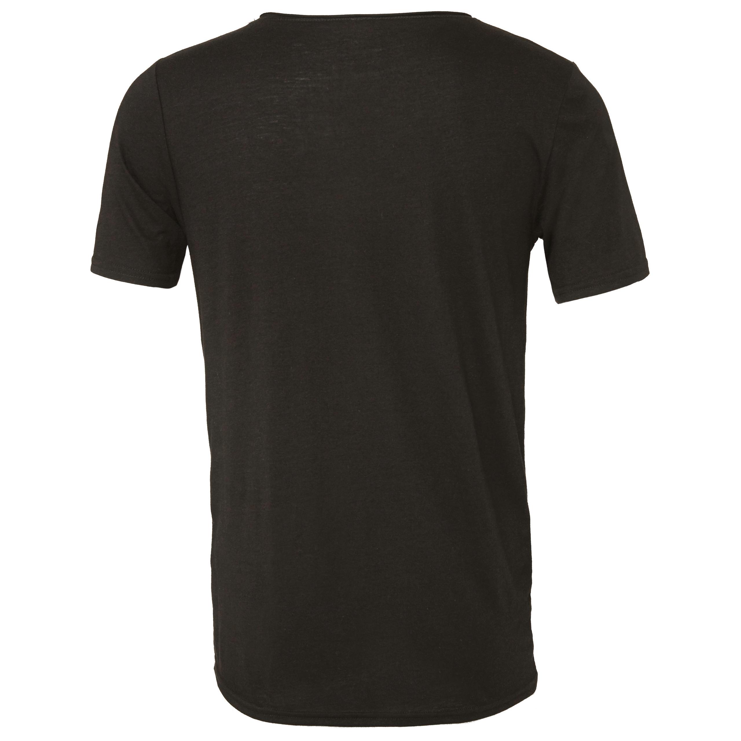 Bella + Canvas - T-shirt homme col à bords francs - Black - XXL