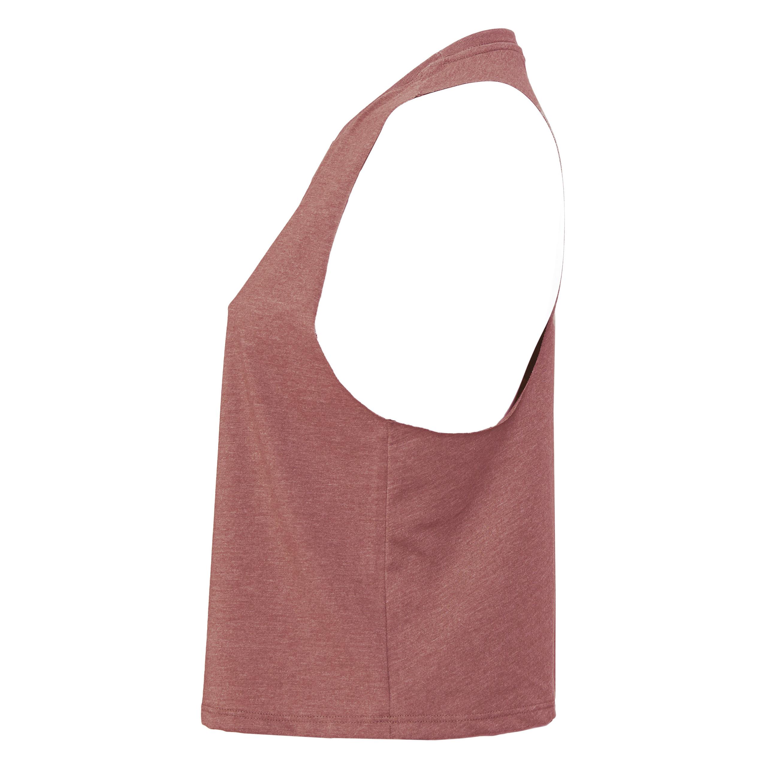 Bella + Canvas - Débardeur femme crop - Heather Mauve - L