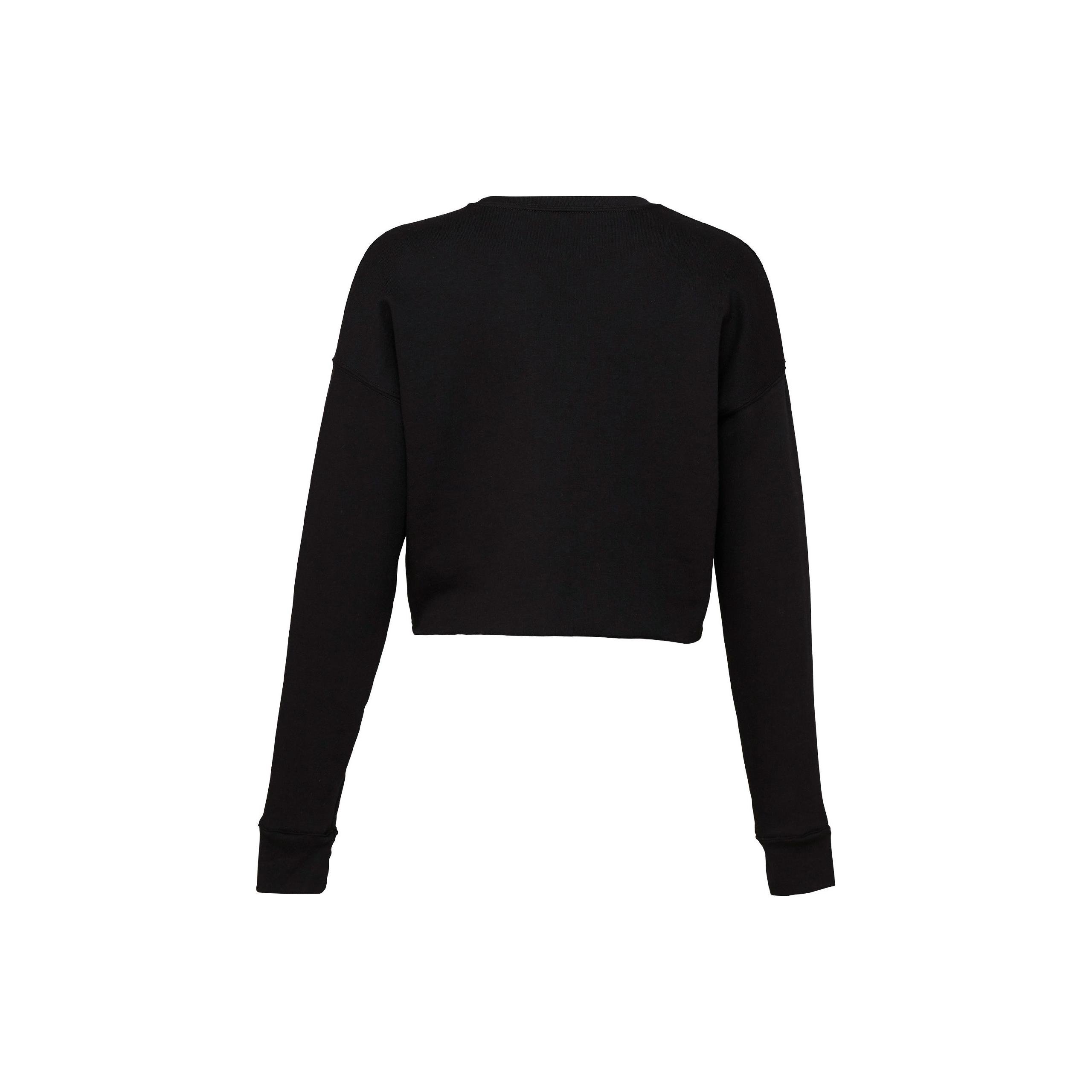 Bella + Canvas - Sweat-shirt crop femme - Black - L