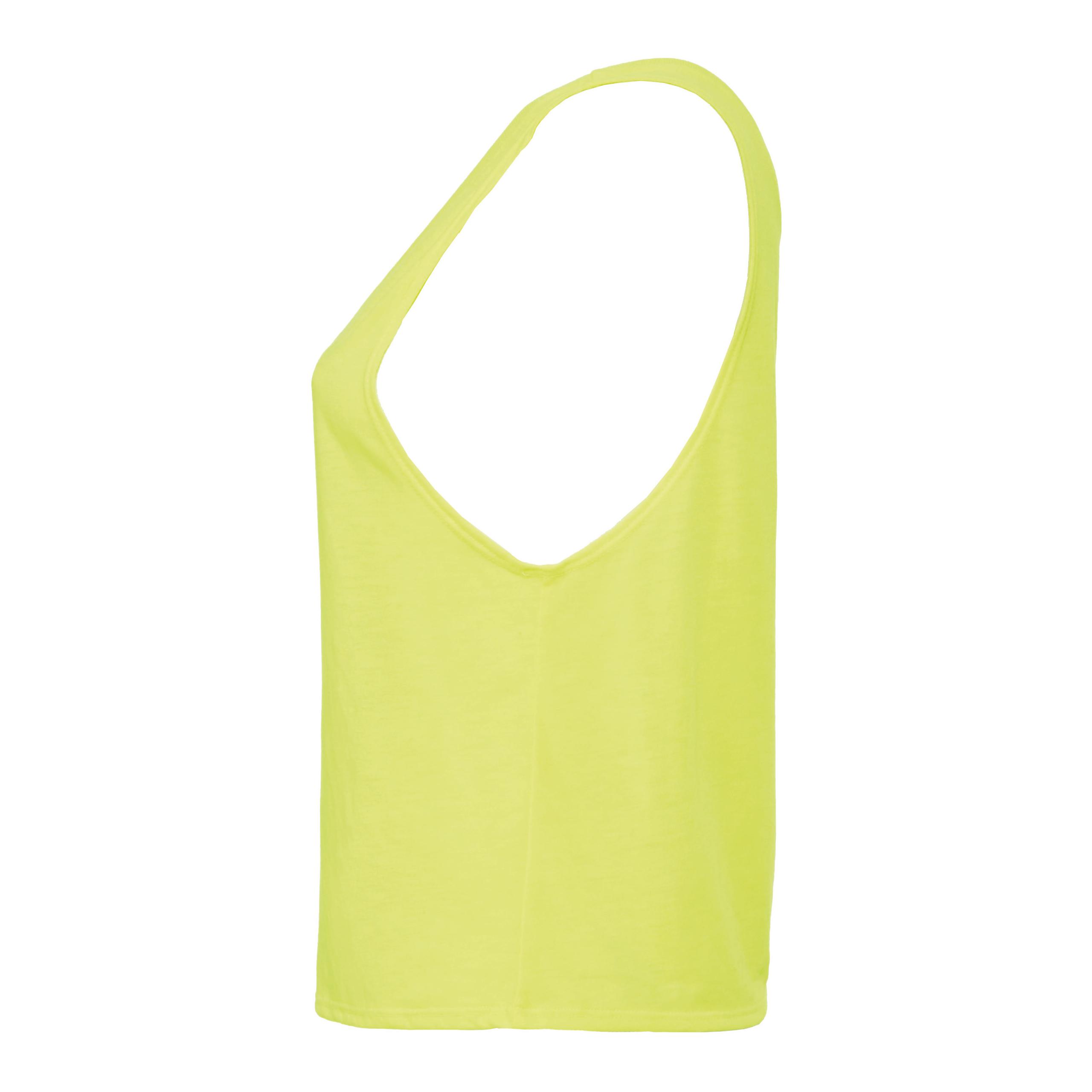 Bella + Canvas - DÉBARDEUR FLOWY BOXY - Neon Yellow - S