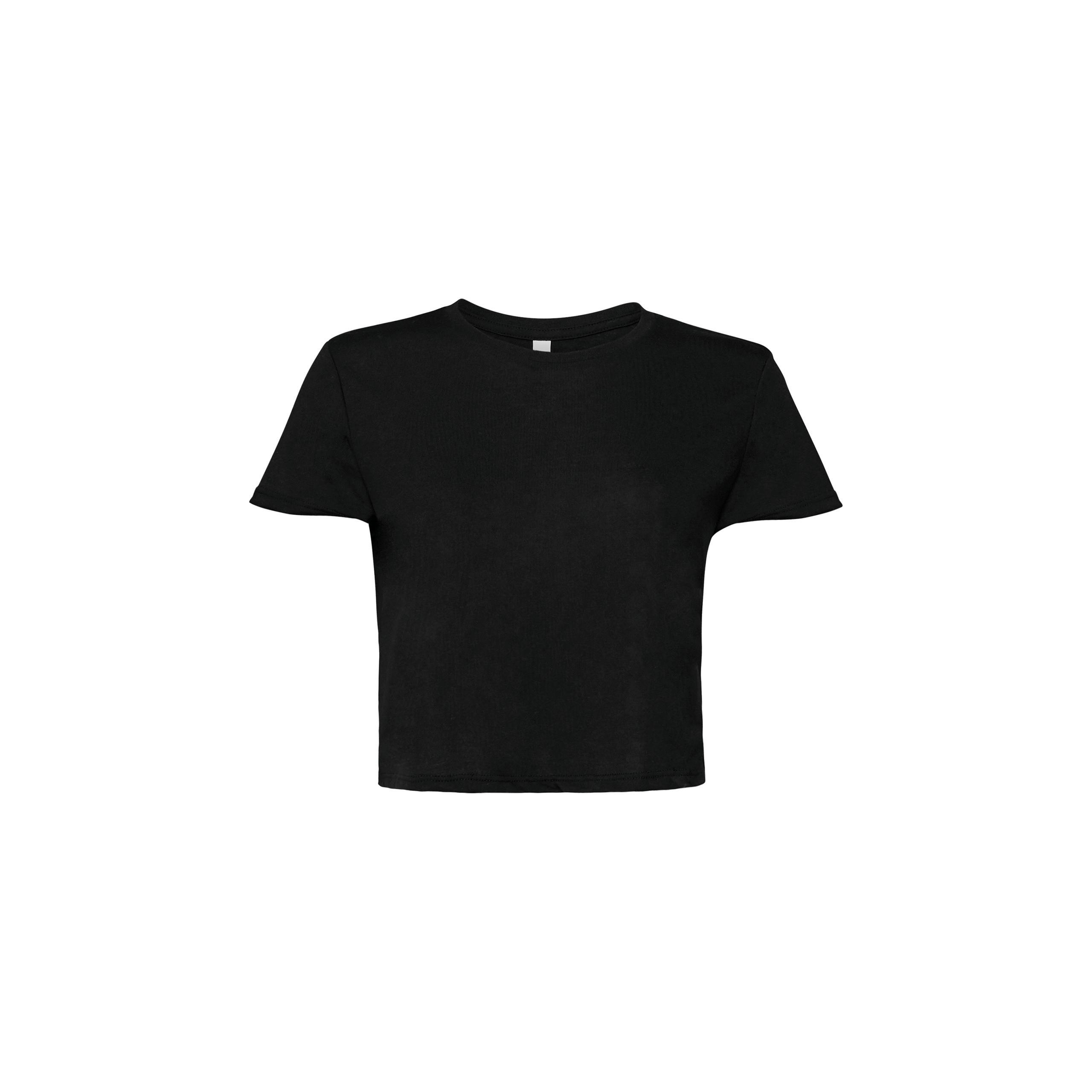 Bella + Canvas - T-shirt flowy crop - Black - L