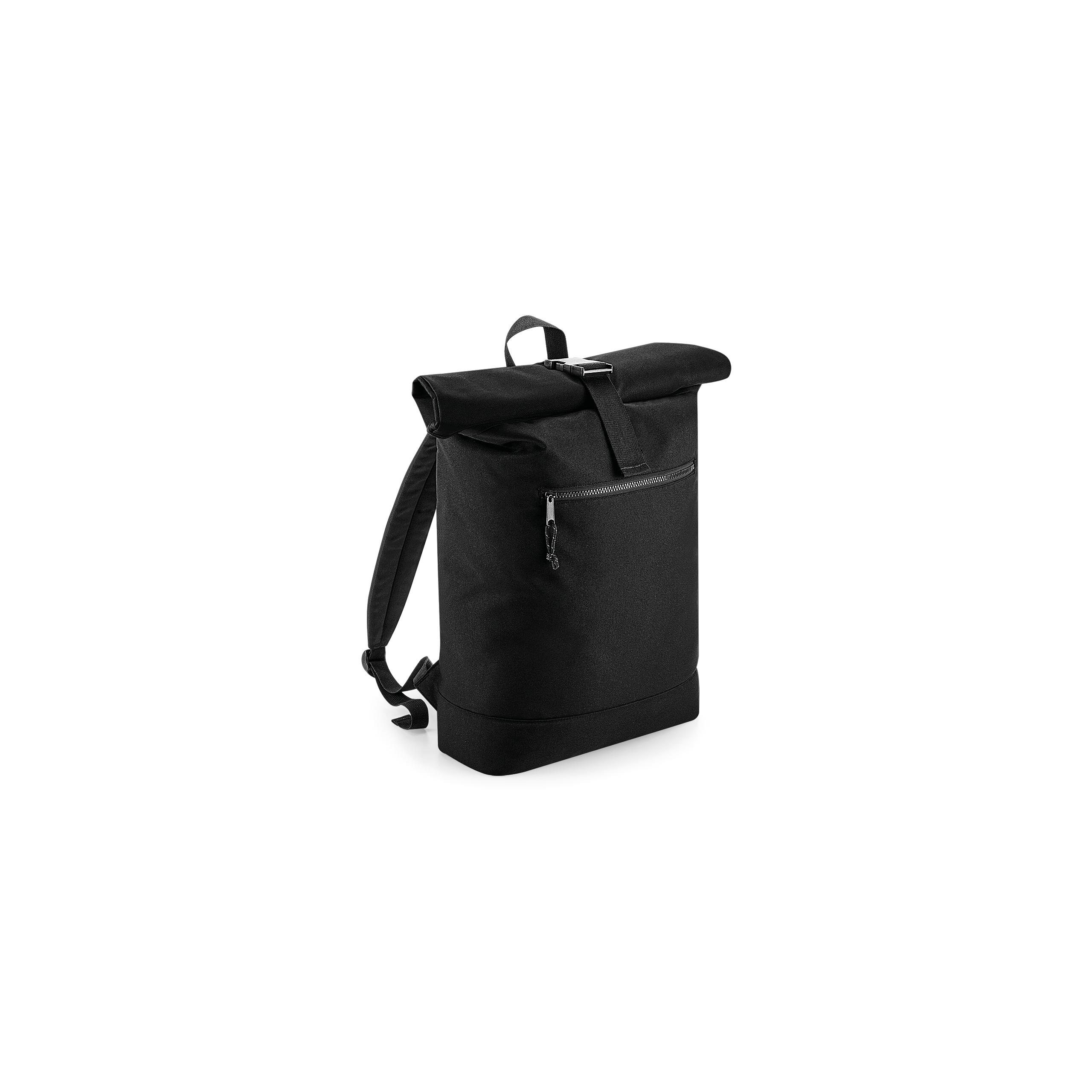 Bag Base - Sac à dos Roll-Top recyclé - Black - One Size