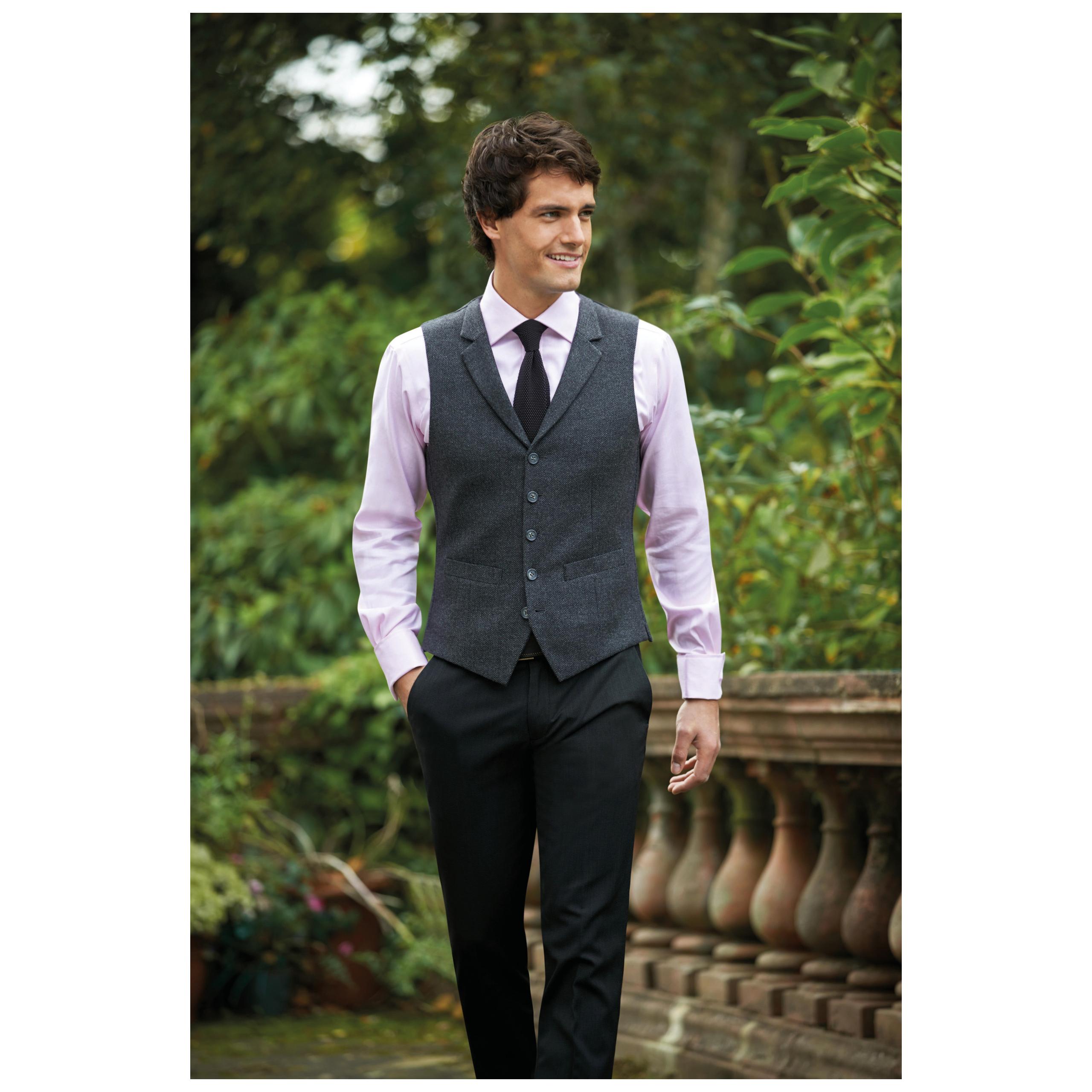 Brook Taverner - Gilet homme Memphis - Charcoal pink - L