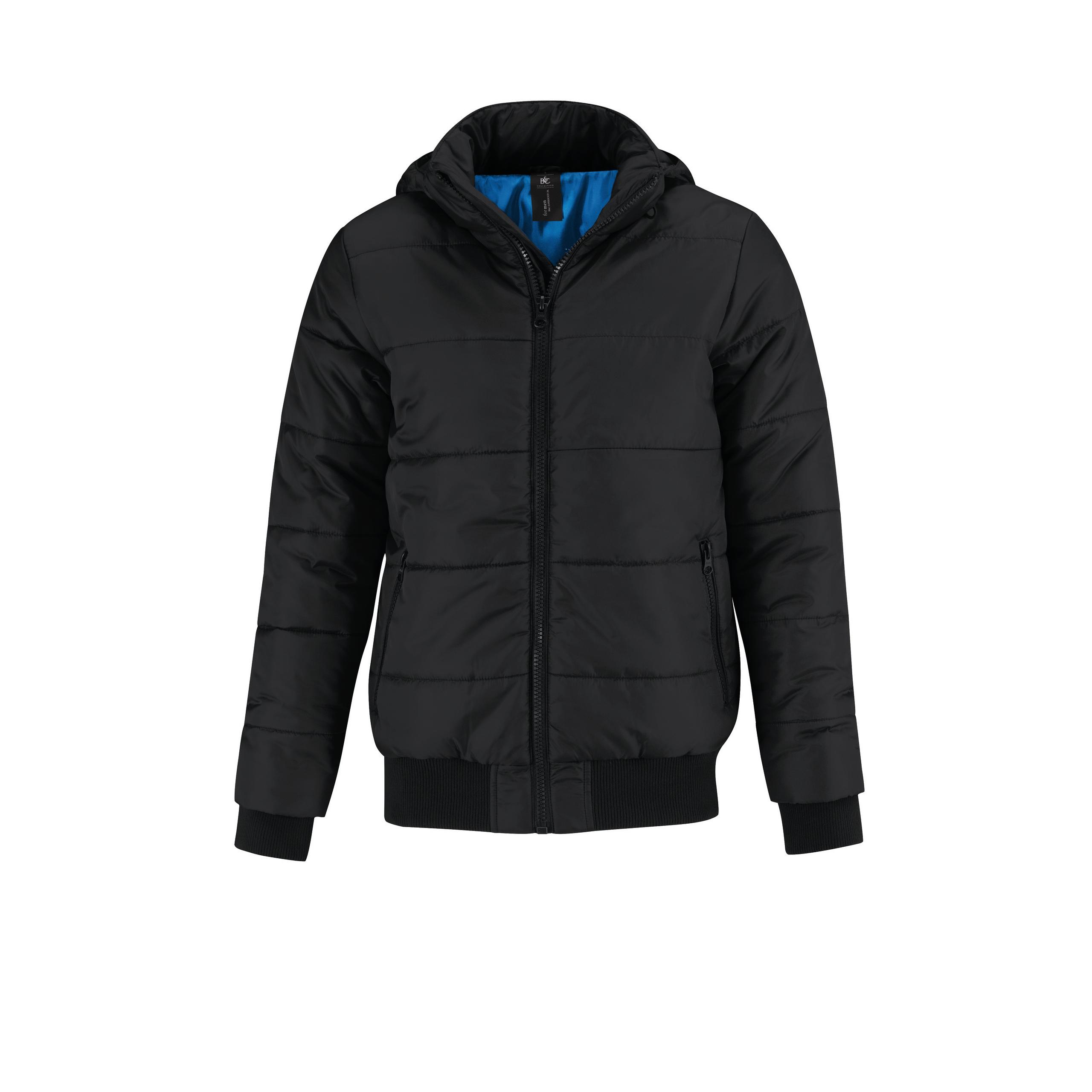 B&C - Doudoune Homme Superhood - Black / Cobalt Blue - S