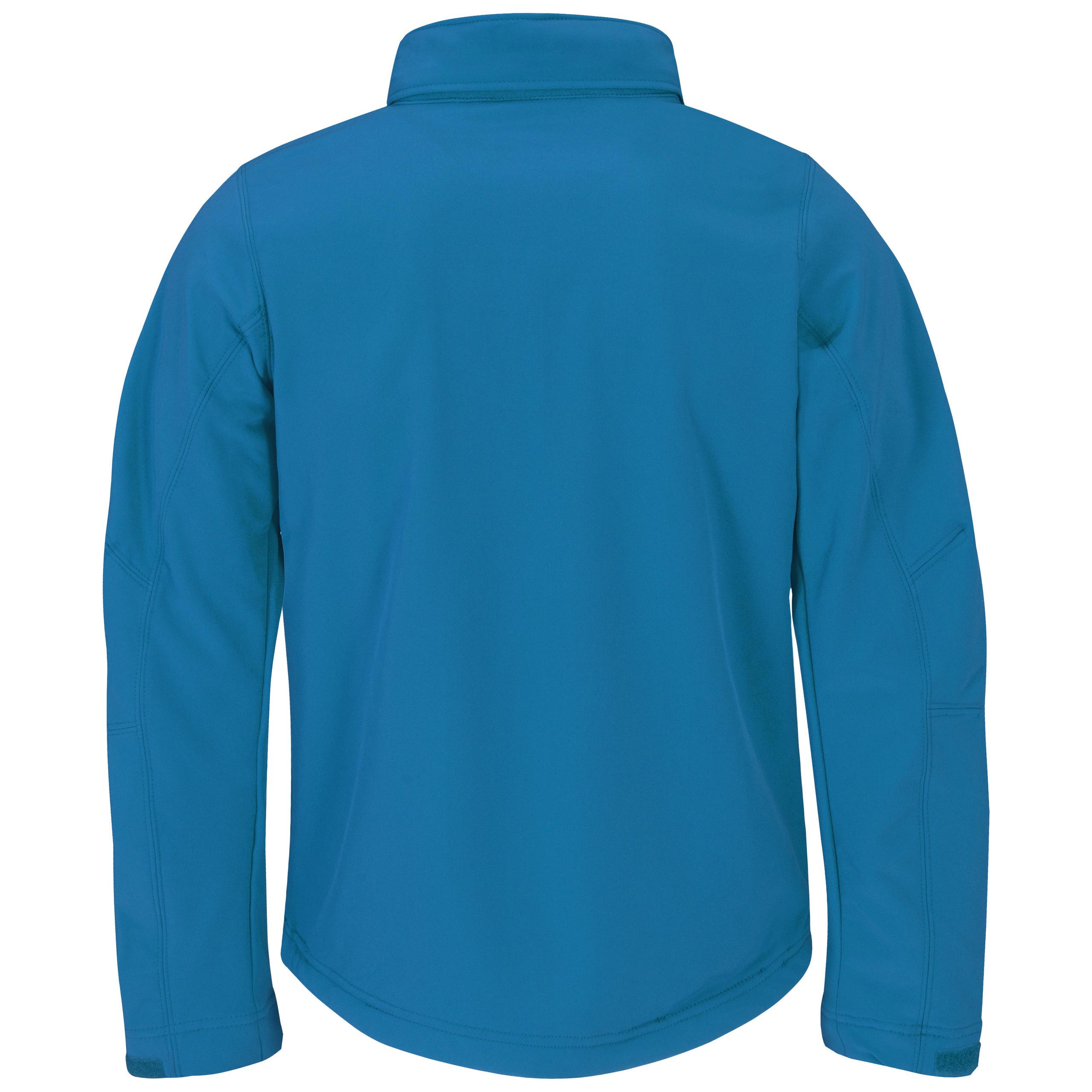 B&C - VESTE SOFTSHELL CAPUCHE HOMME - Azure - S