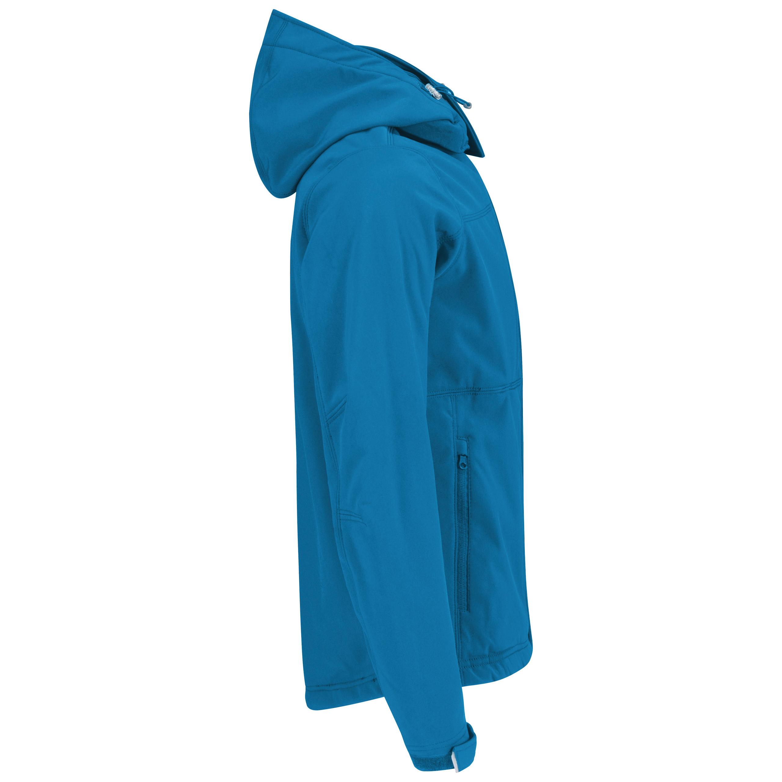 B&C - VESTE SOFTSHELL CAPUCHE HOMME - Azure - S