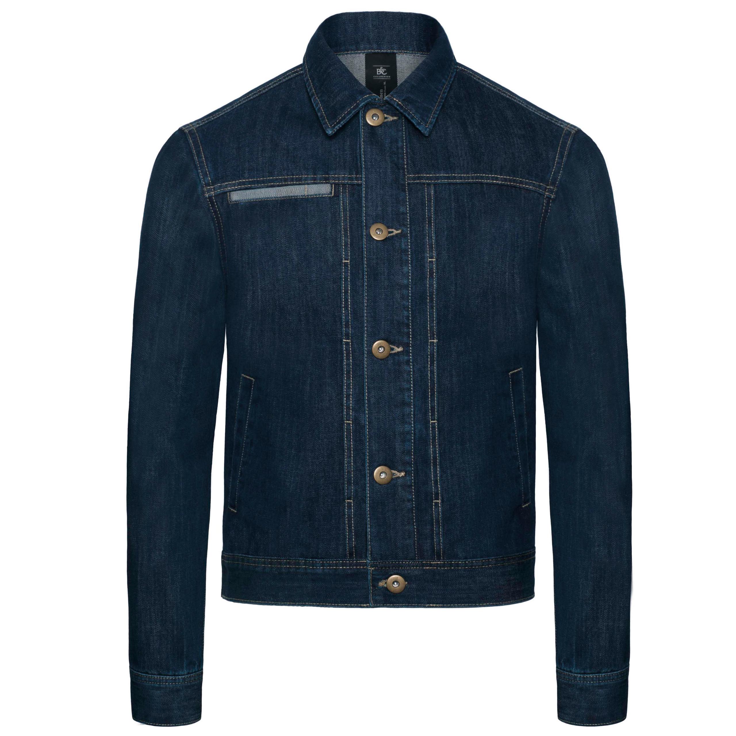 B&C - VESTE HOMME DNM FRAME - Deep Blue Denim - S