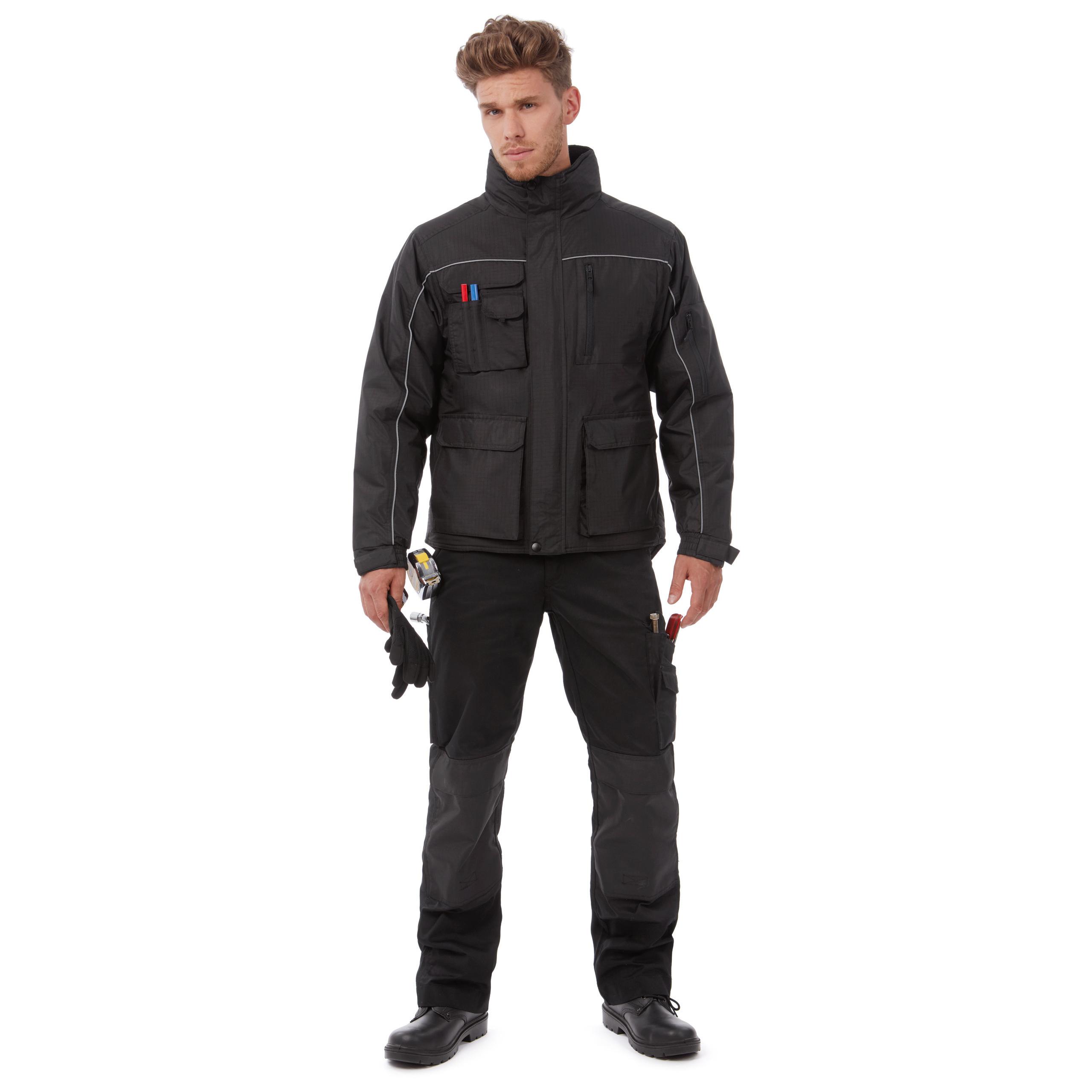 B&C - Veste Ripstop Shelter Pro - Black - S