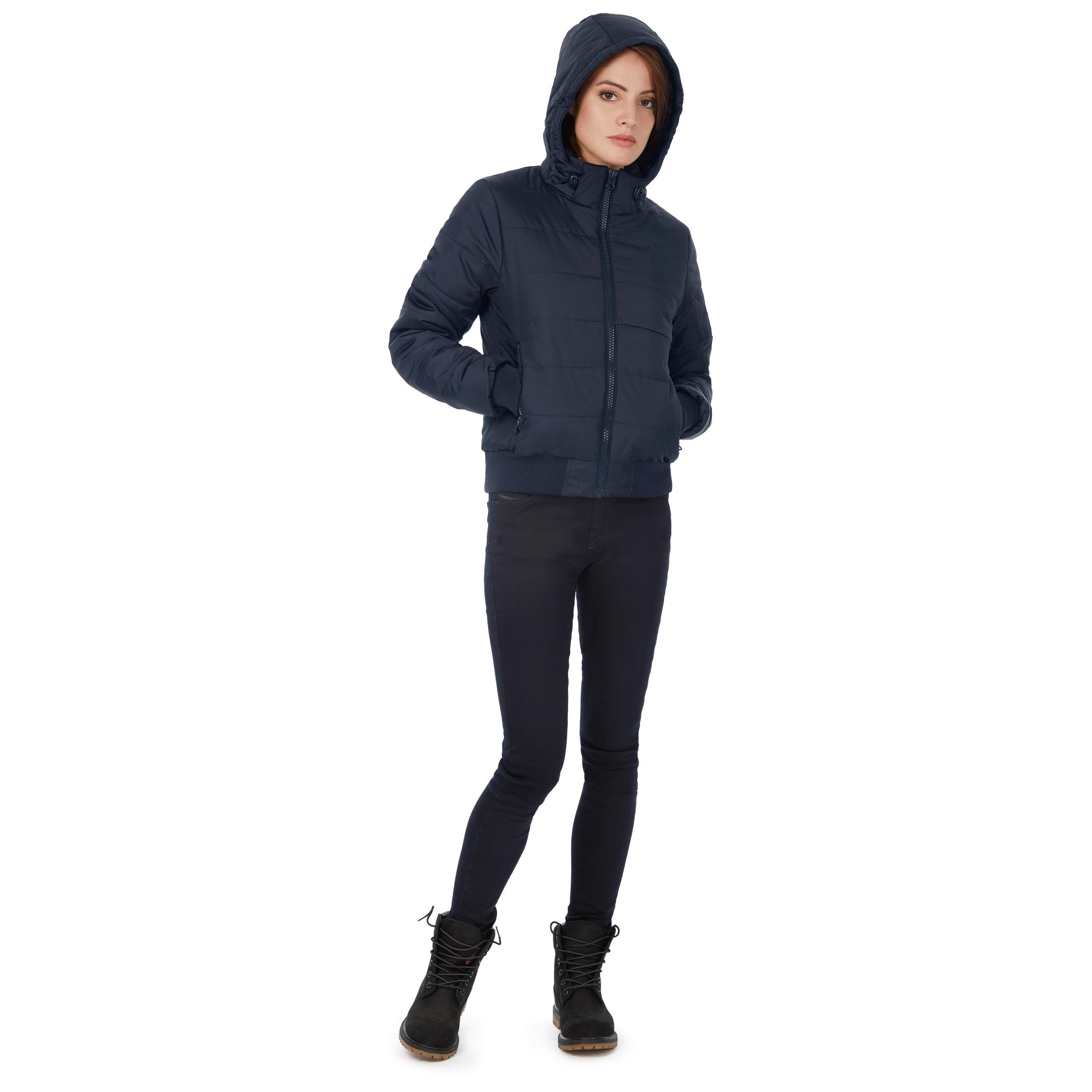 B&C - Doudoune Femme Superhood - Black / Cobalt Blue - S