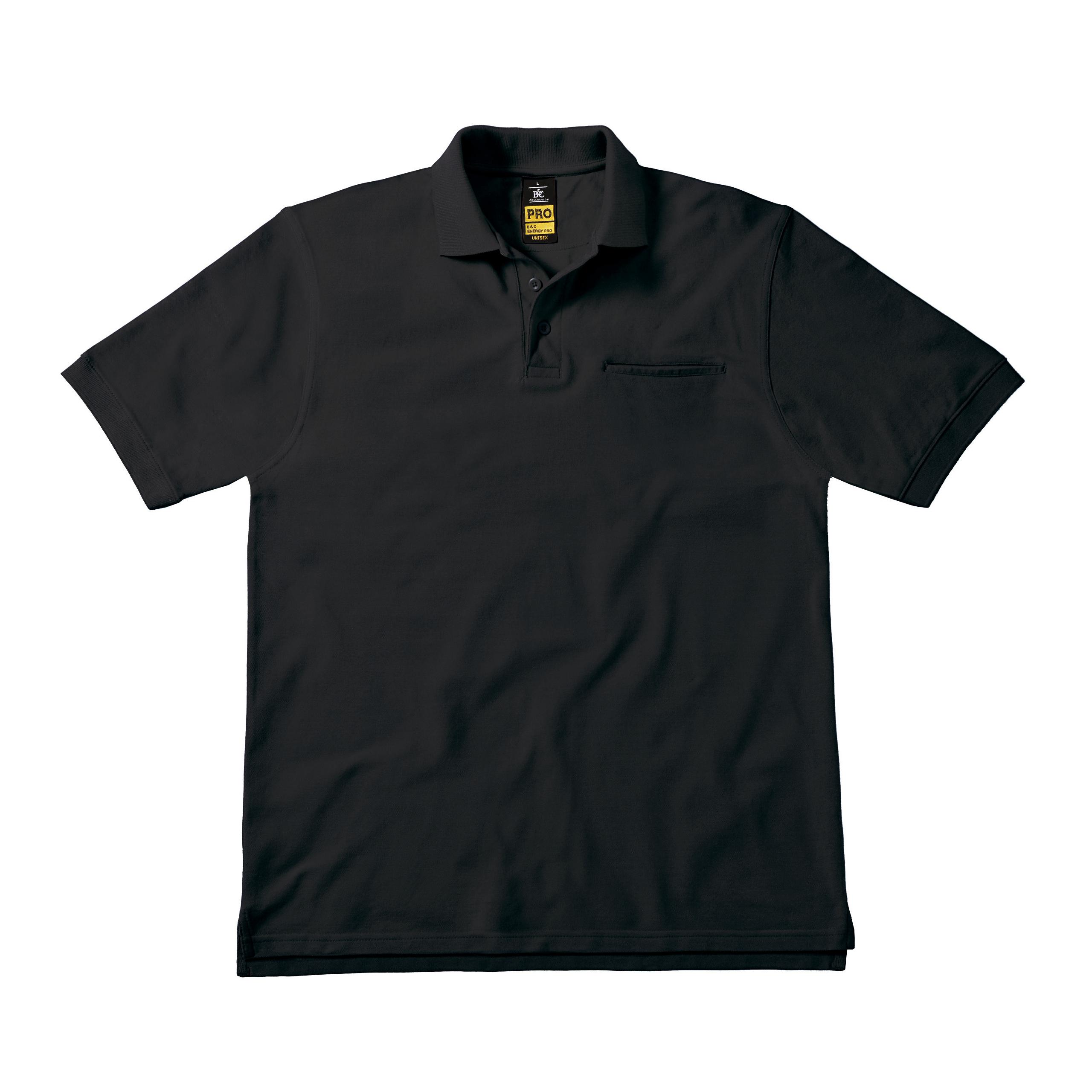 B&C - POLO ENERGY PRO - Black - S