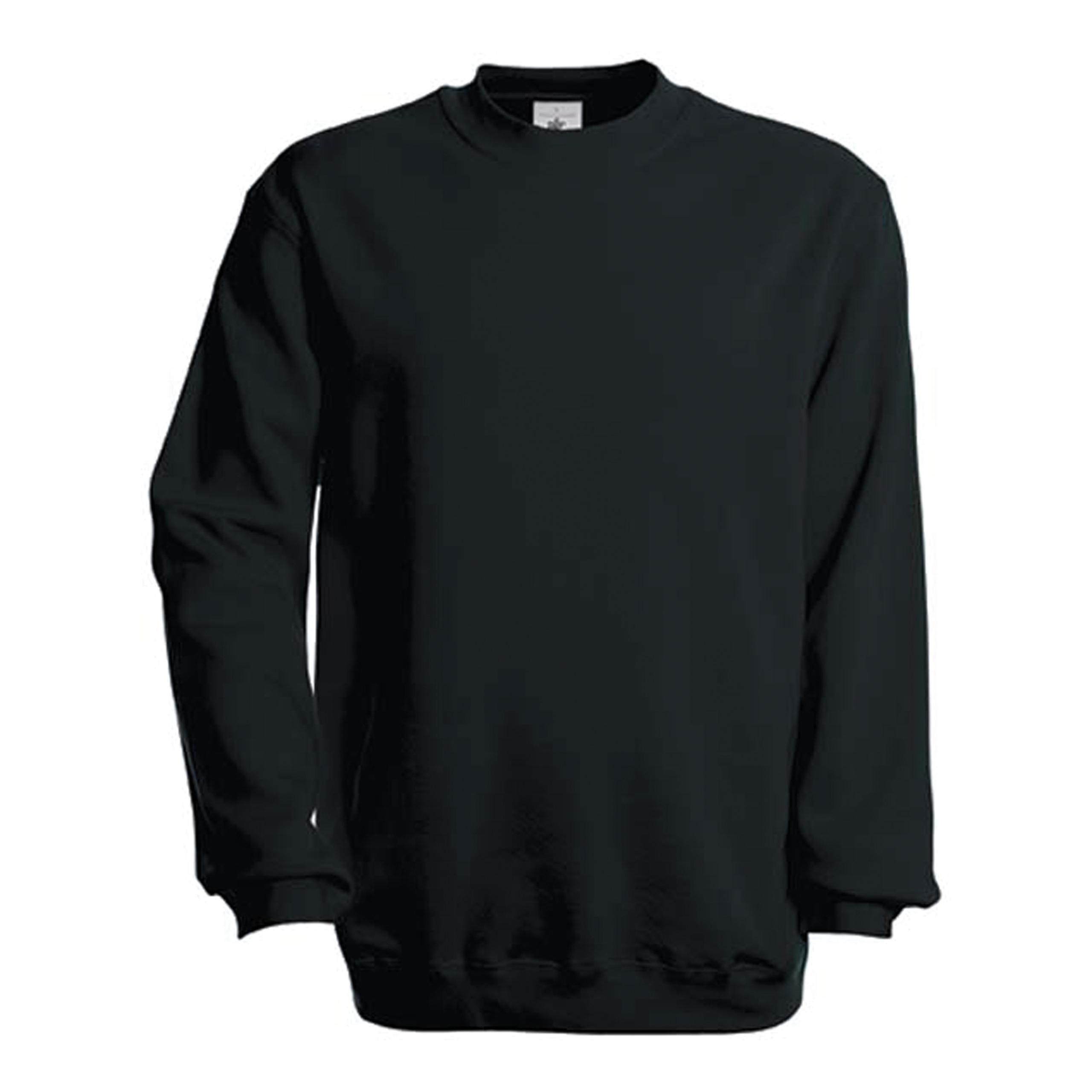 B&C - SWEAT-SHIRT COL ROND - Black - S