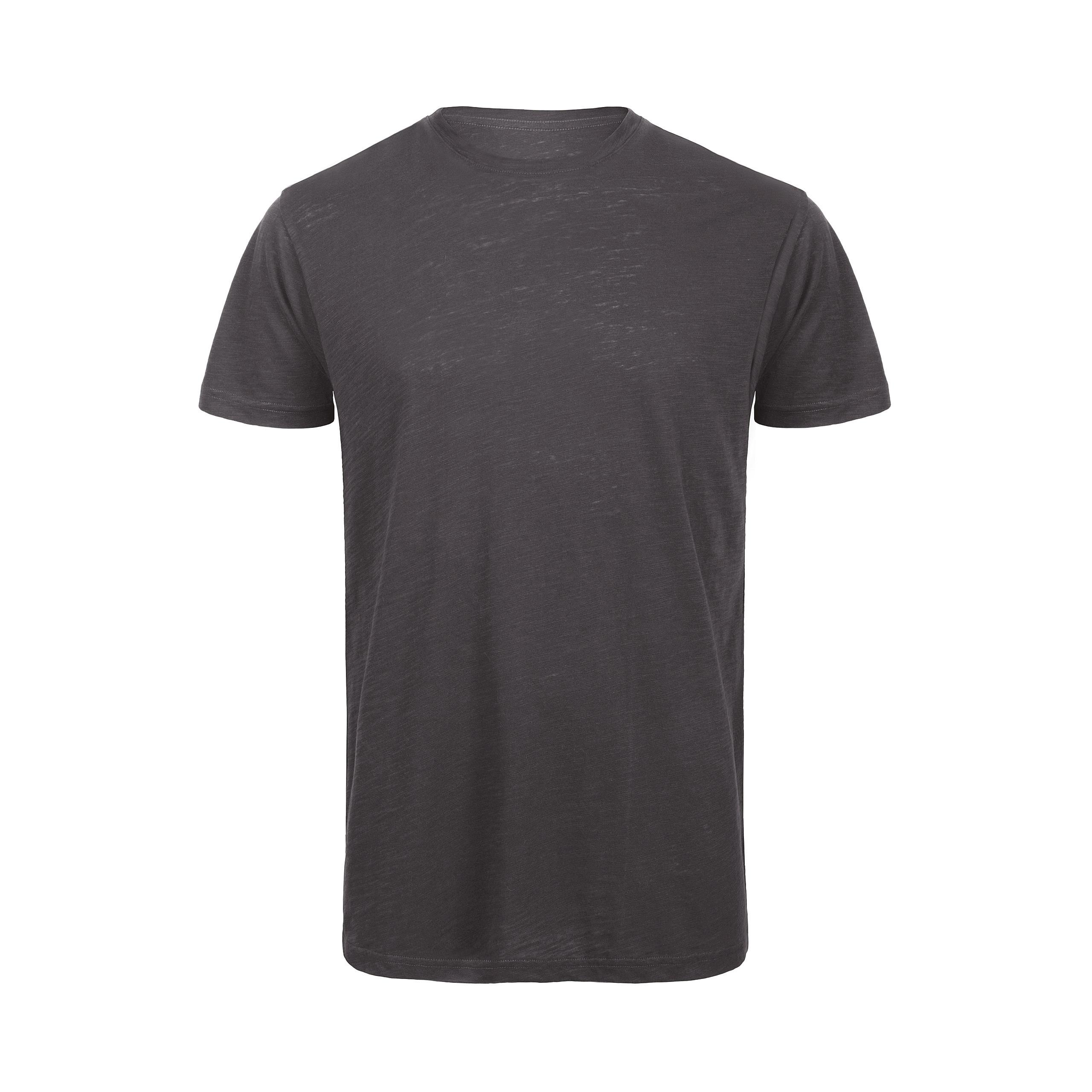 B&C - T-shirt Organic Slub Inspire Homme - Chic Anthracite - 3XL