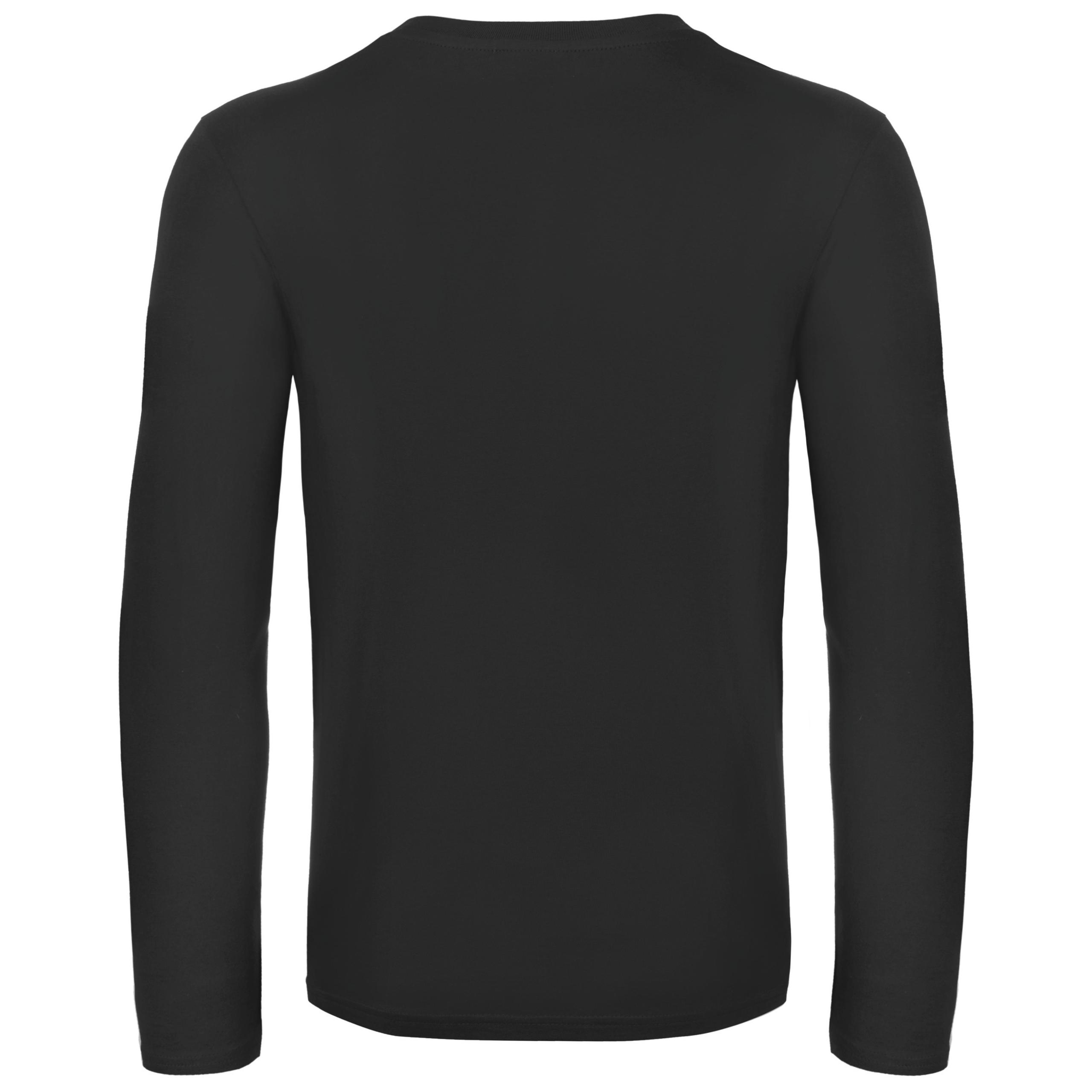 B&C - T-shirt homme manches longues #E190 - Black - 3XL