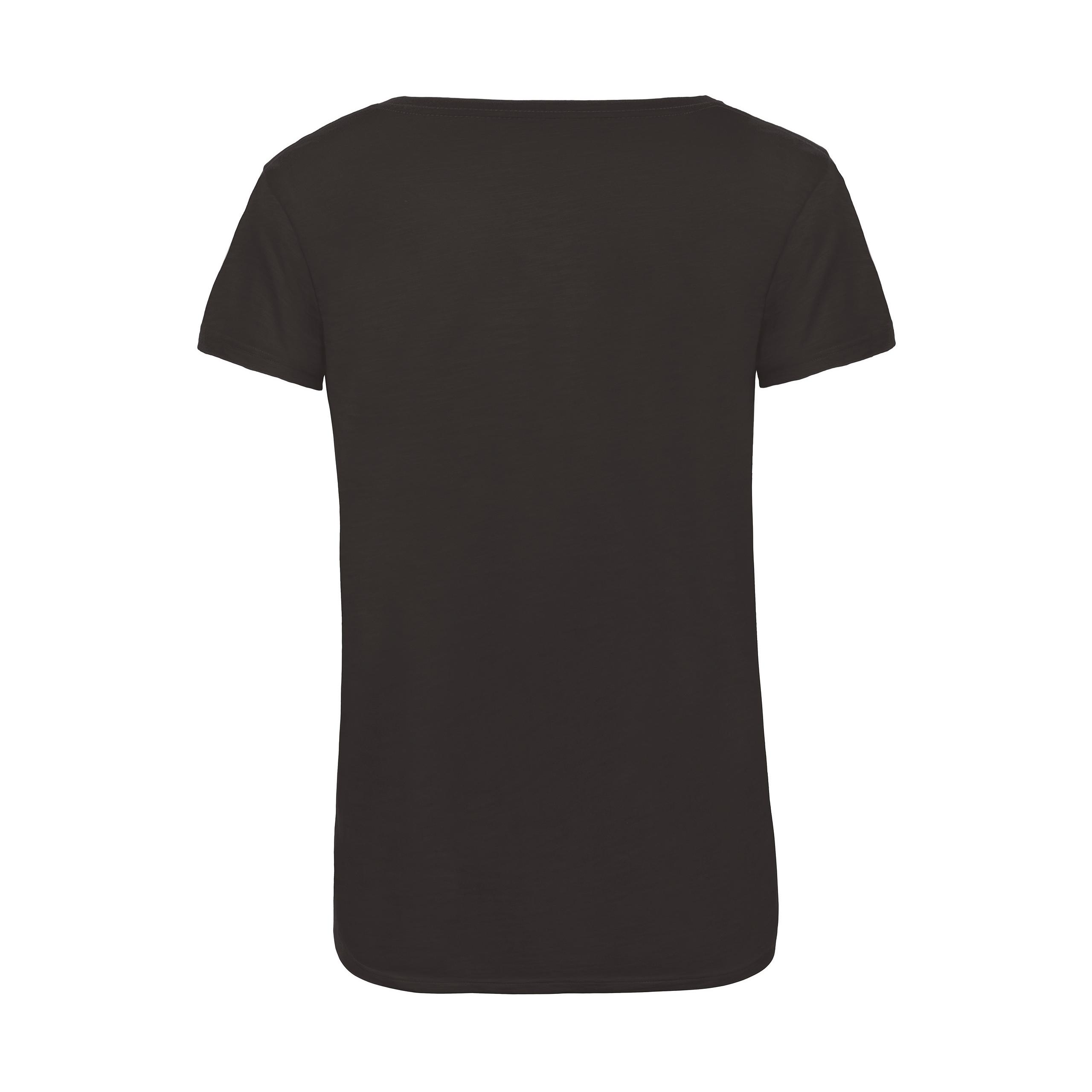 B&C - T-shirt Triblend col rond Femme - Black - S