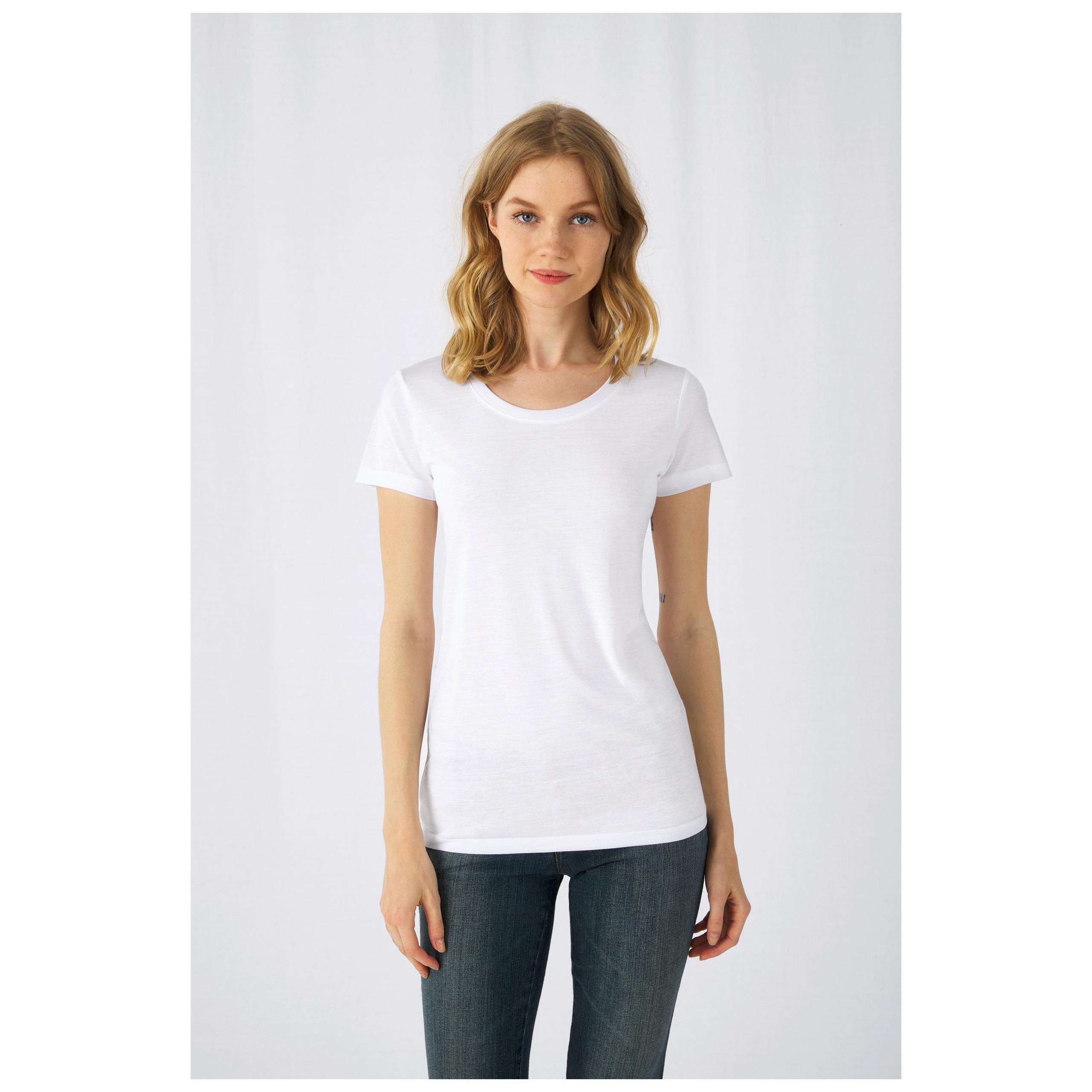 B&C - T-shirt Sublimation Femme - White - L