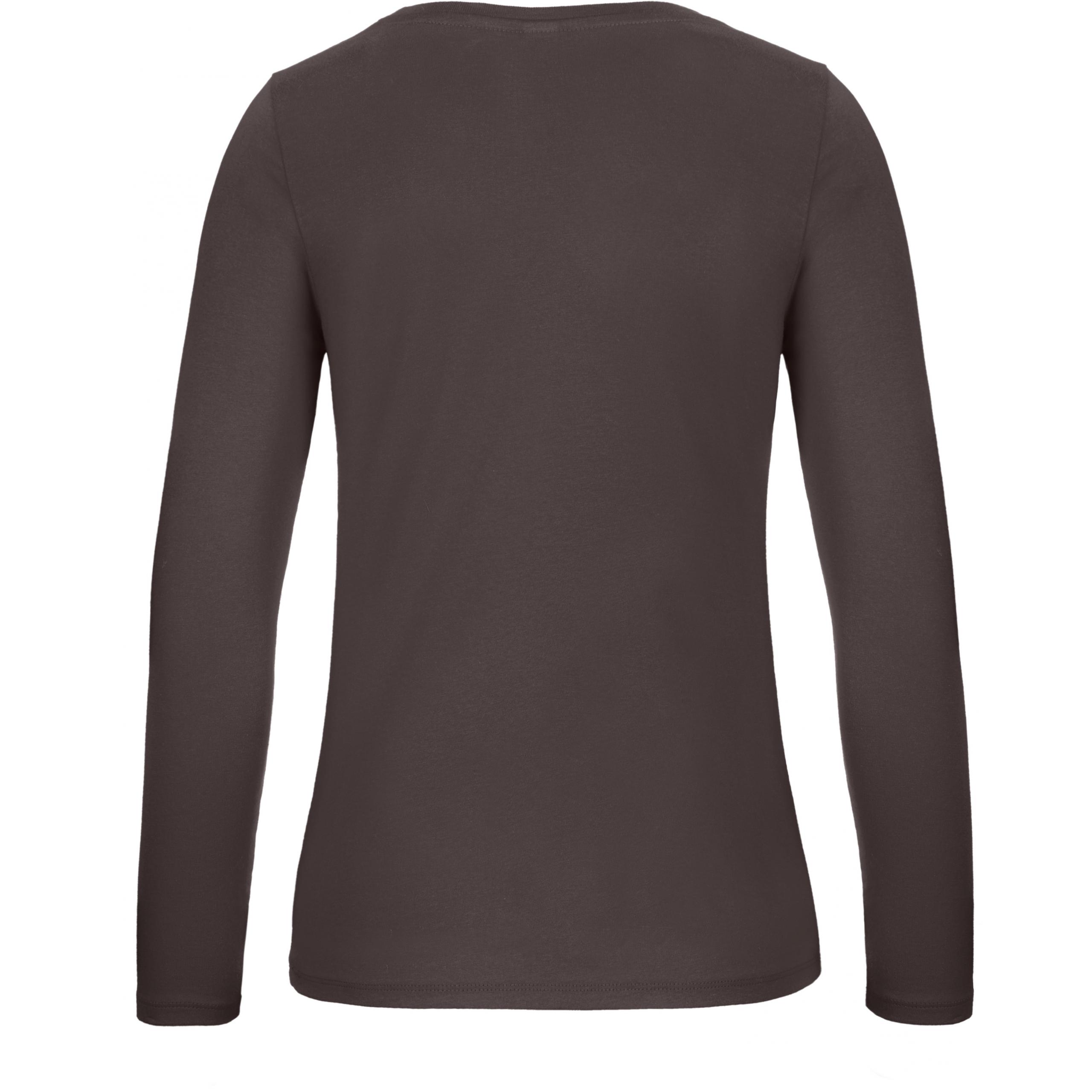 B&C - T-shirt manches longues femme #E150 - Bear Brown - L