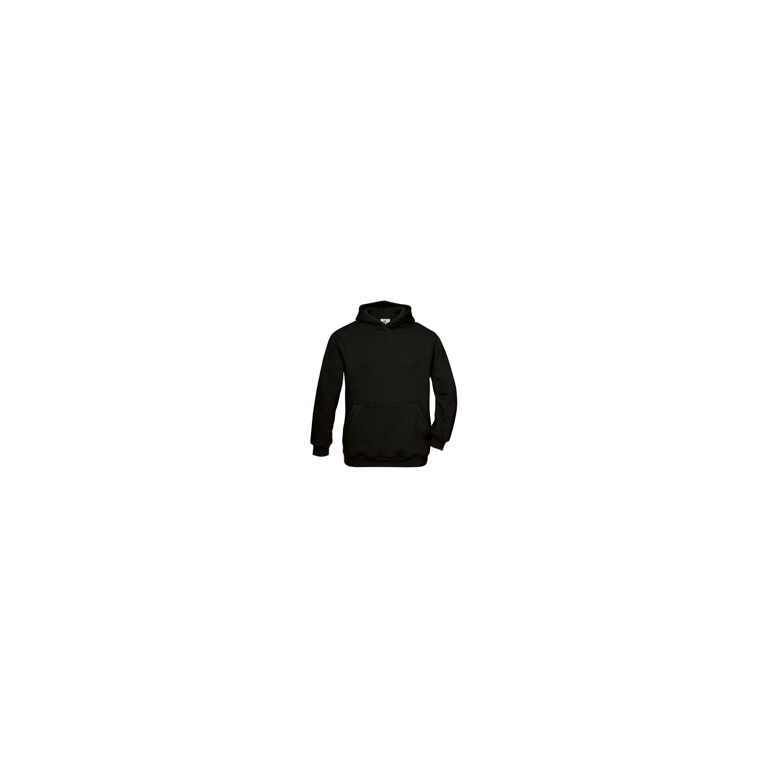 B&C - SWEAT-SHIRT CAPUCHE ENFANT - Black - 3/4 ans