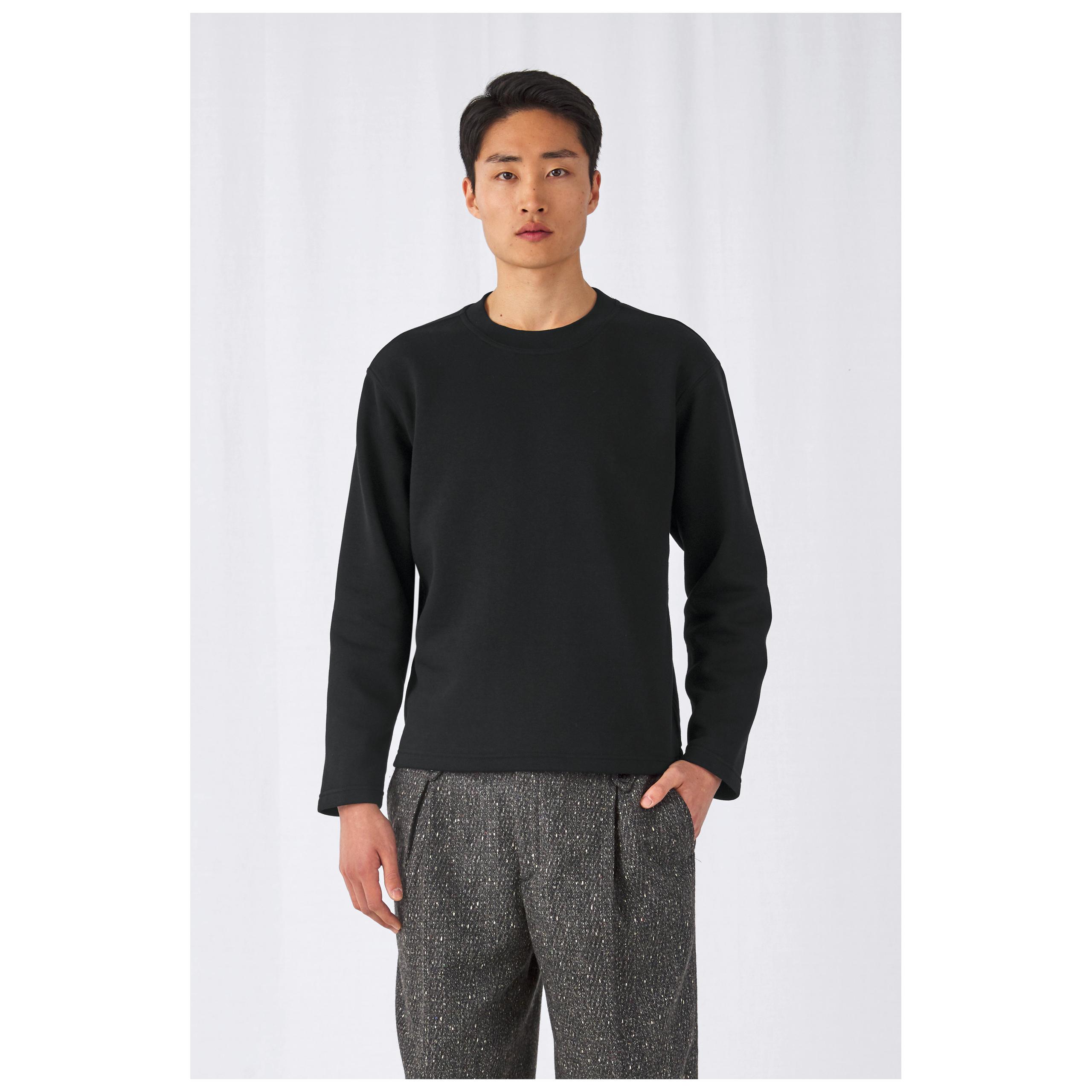 B&C - SWEAT-SHIRT COUPE DROITE - Black - S