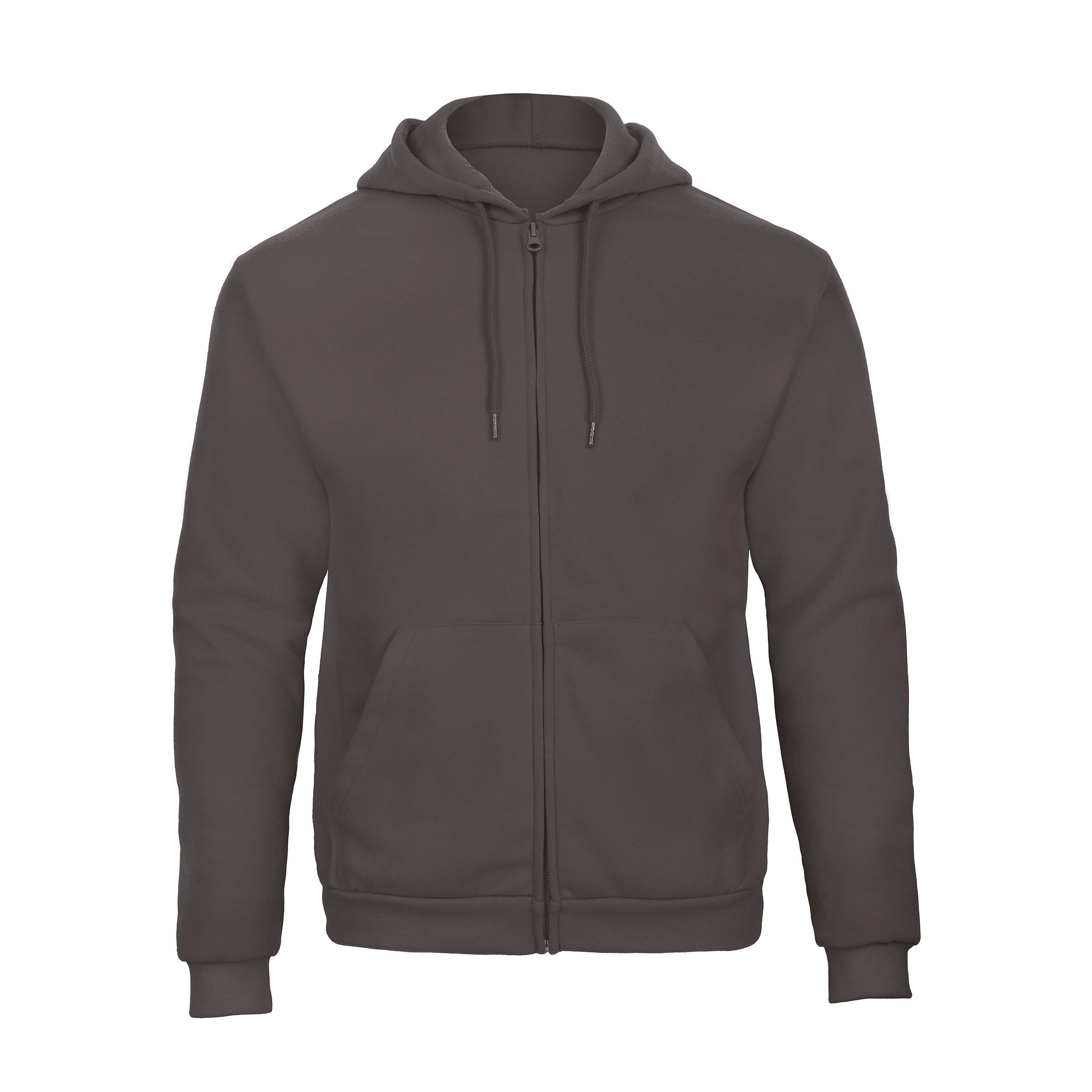 B&C - Sweatshirt capuche zippé ID.205 - Anthracite - L