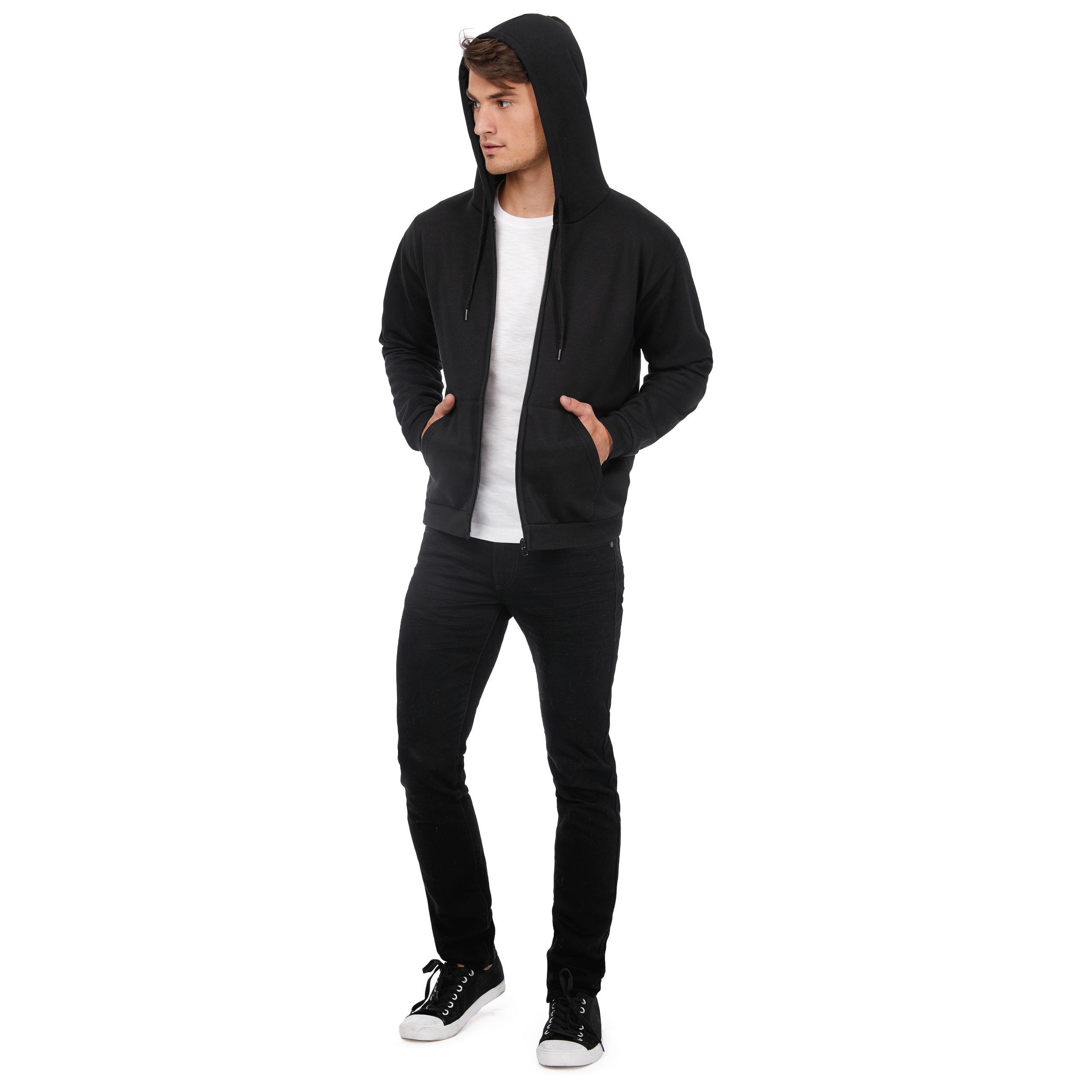 B&C - Sweatshirt capuche zippé ID.205 - Anthracite - L