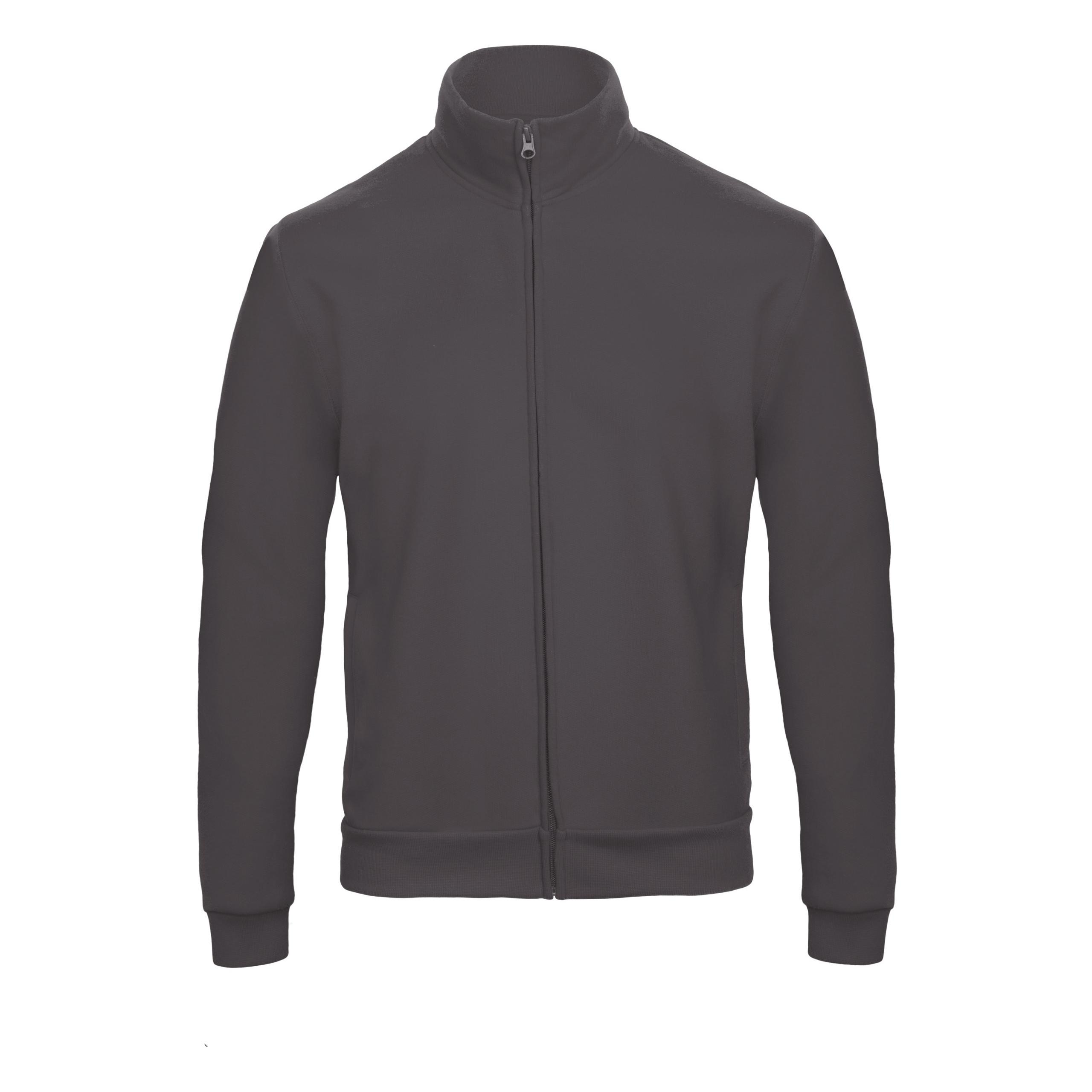 B&C - Veste molleton zippée ID.206 - Anthracite - L