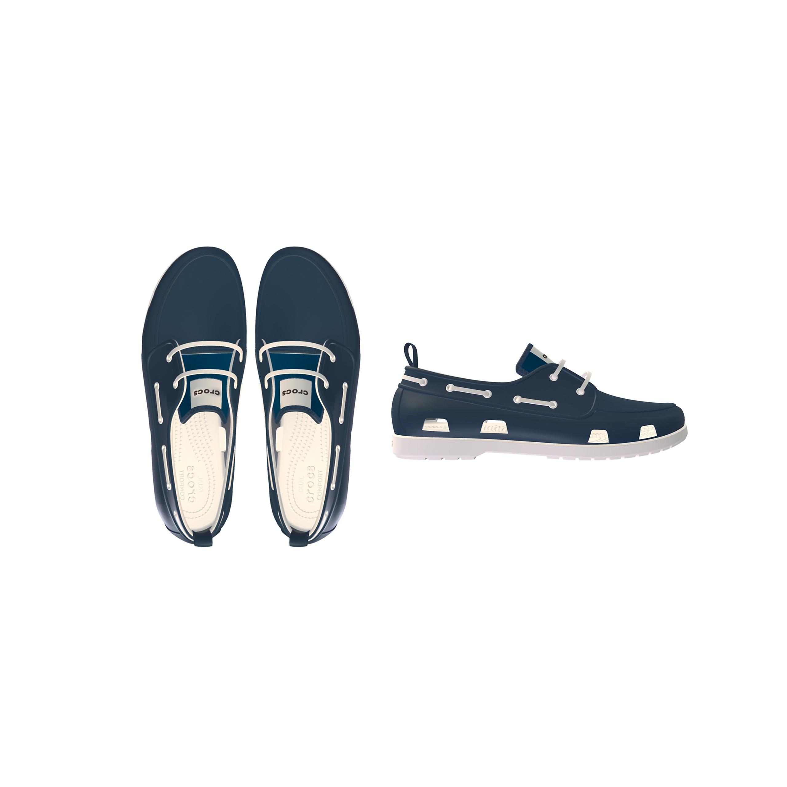 Crocs - CHAUSSURES CROCS™ CLASSIC BOAT - Navy / Stucco - 39/40 EU (M7/W9 US)