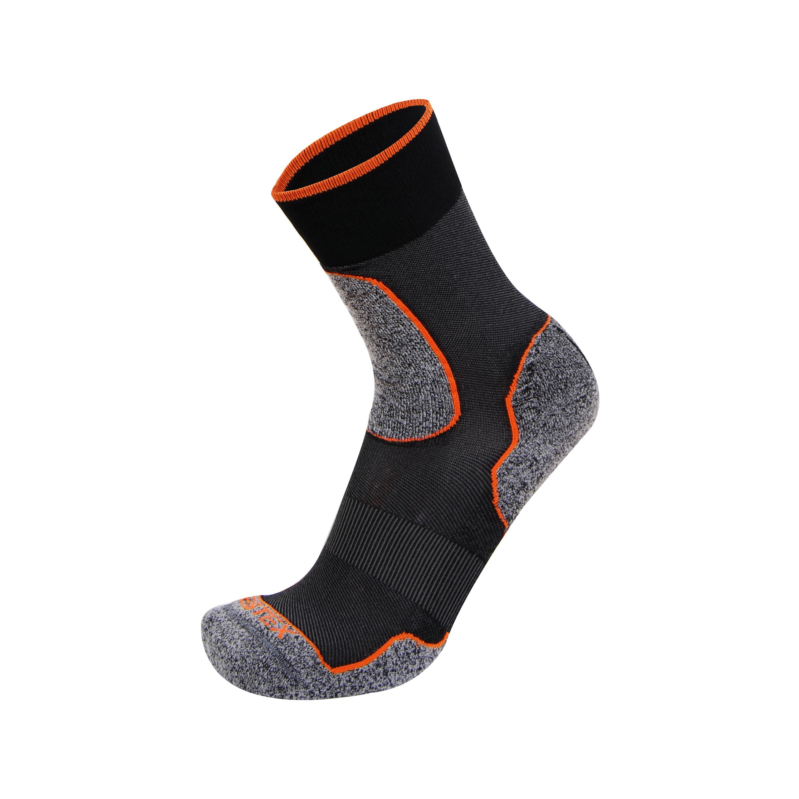 Estex - CHAUSSETTES NO LIMIT SECURITY - Grey / Orange - 35/38 EU