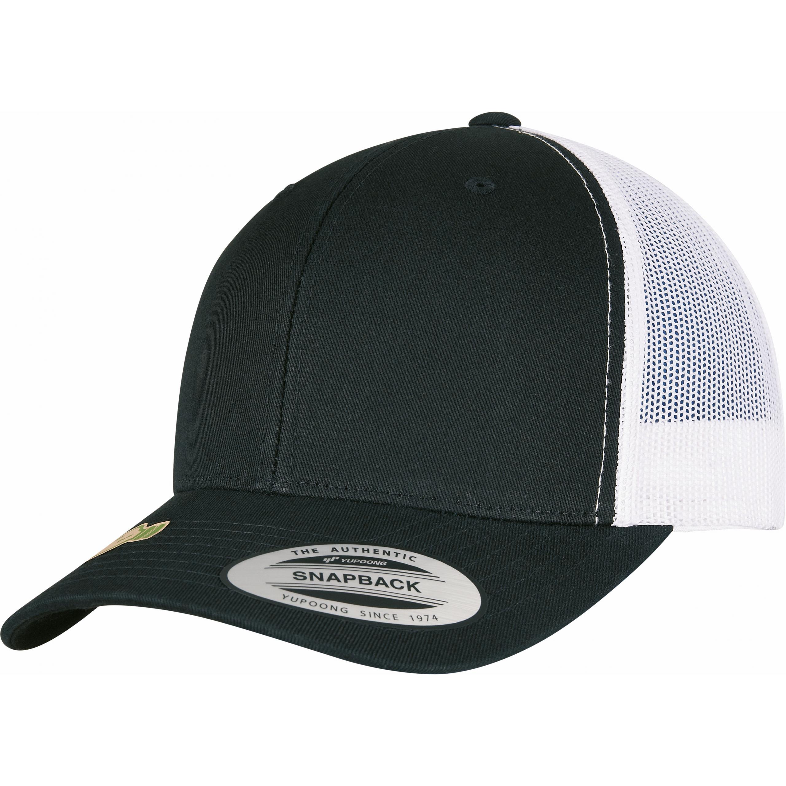 FLEXFIT - Casquette classic retro trucker - BLACK / WHITE - One Size