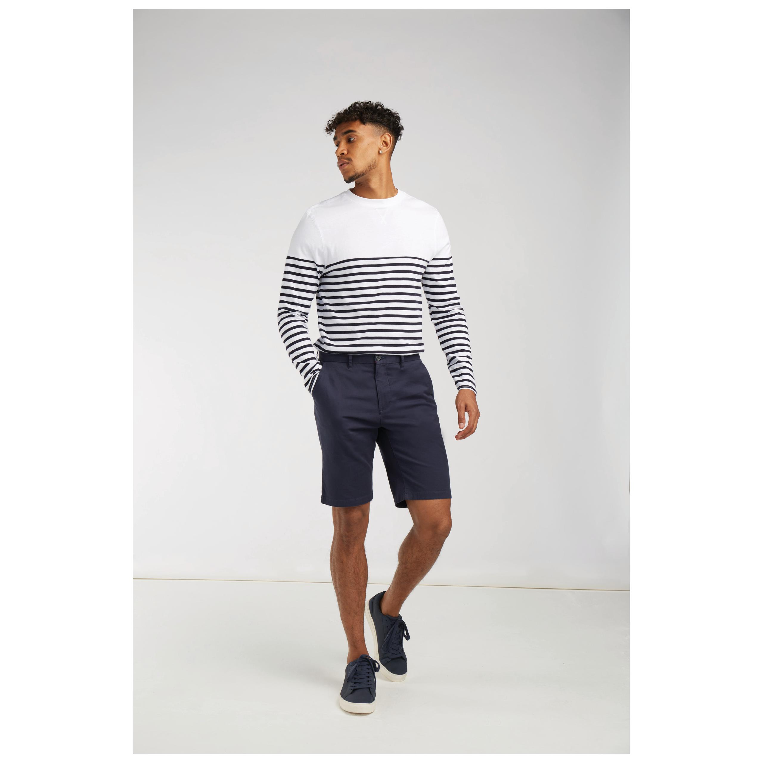 Front Row - Short Chino Stretch Homme - Navy - 40 EU (XS)