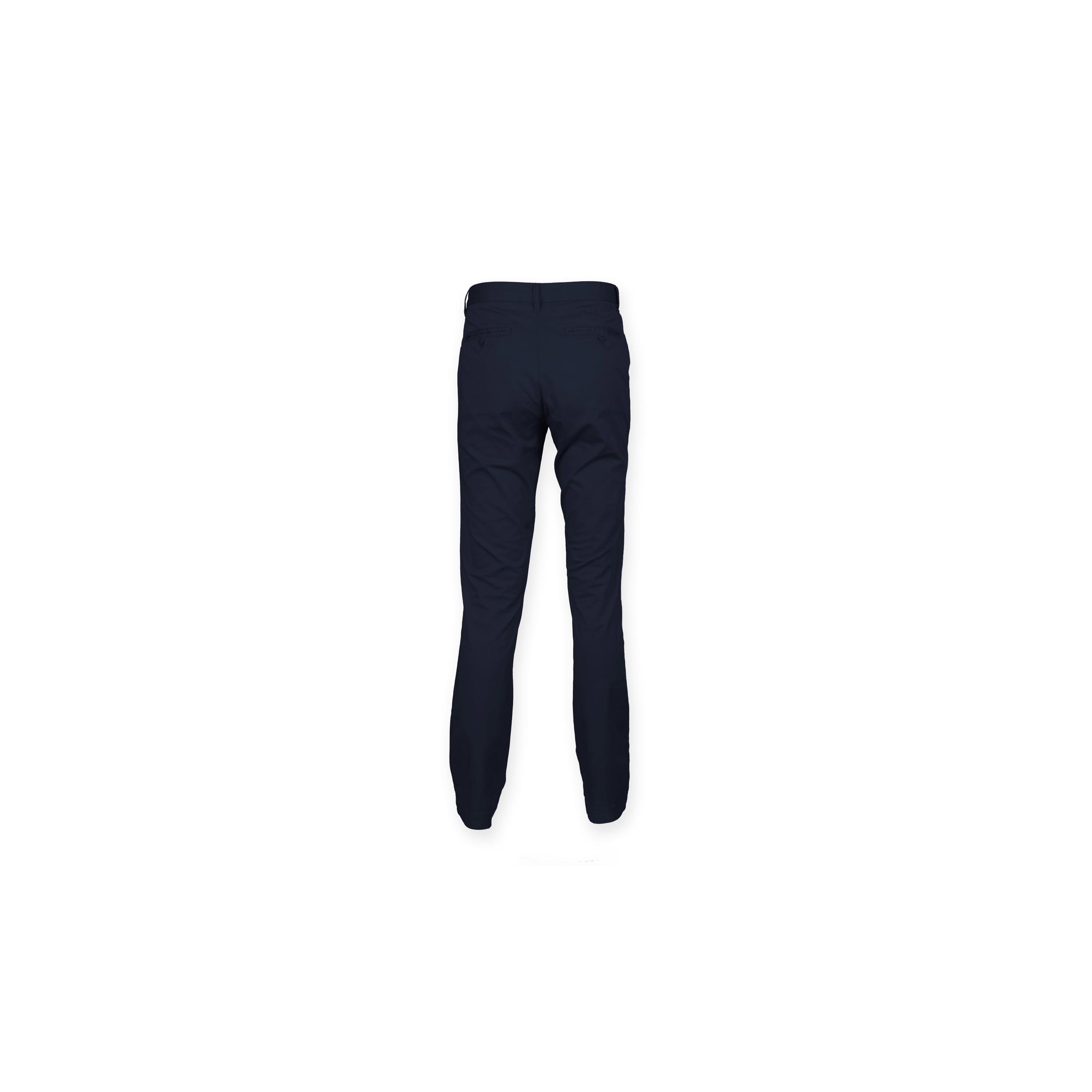 Front Row - Pantalon Chino Stretch Homme - Navy - 40 EU (XS)