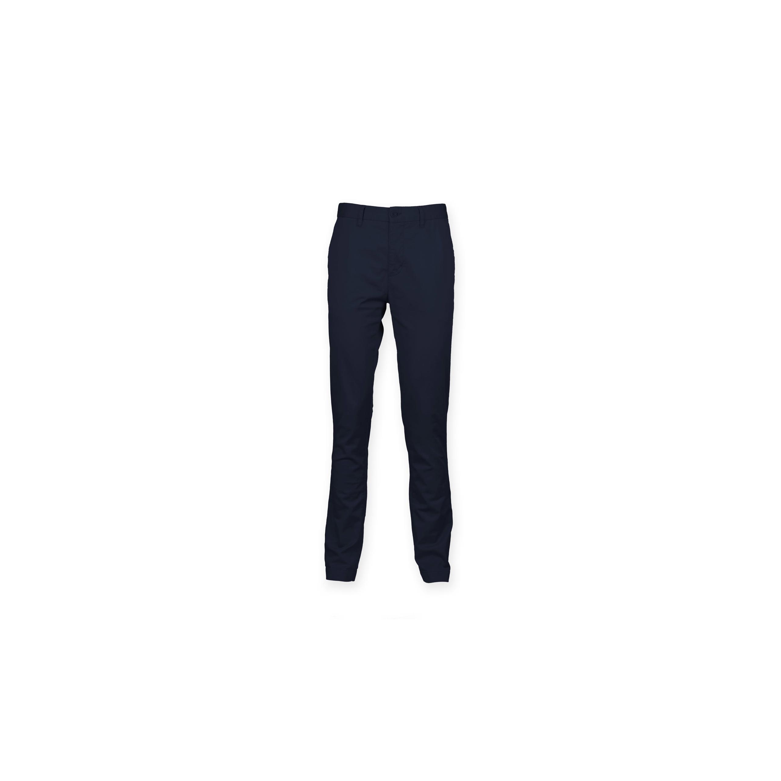 Front Row - Pantalon Chino Stretch Homme - Navy - 40 EU (XS)