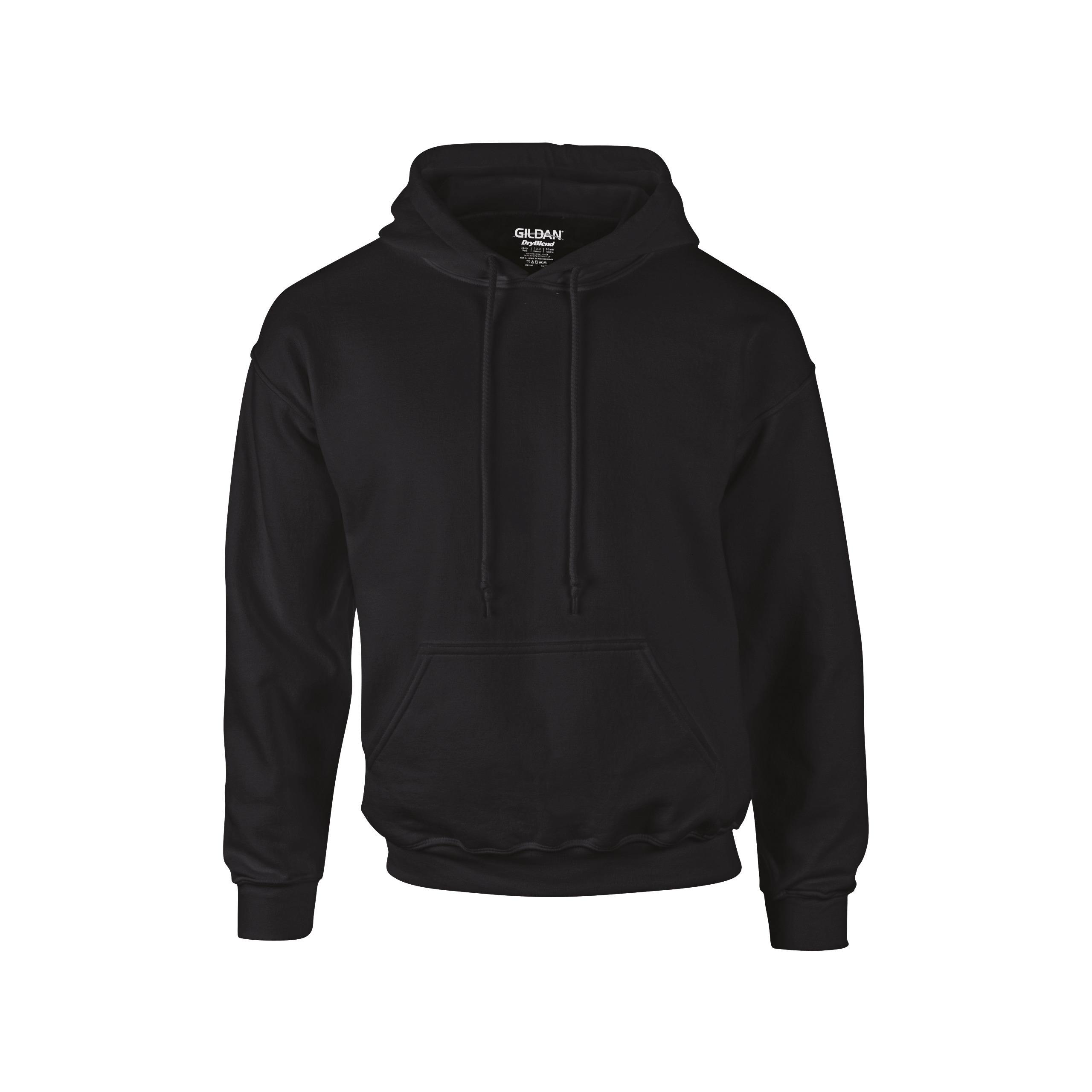 Gildan - SWEAT-SHIRT CAPUCHE DRYBLEND® - Black - S