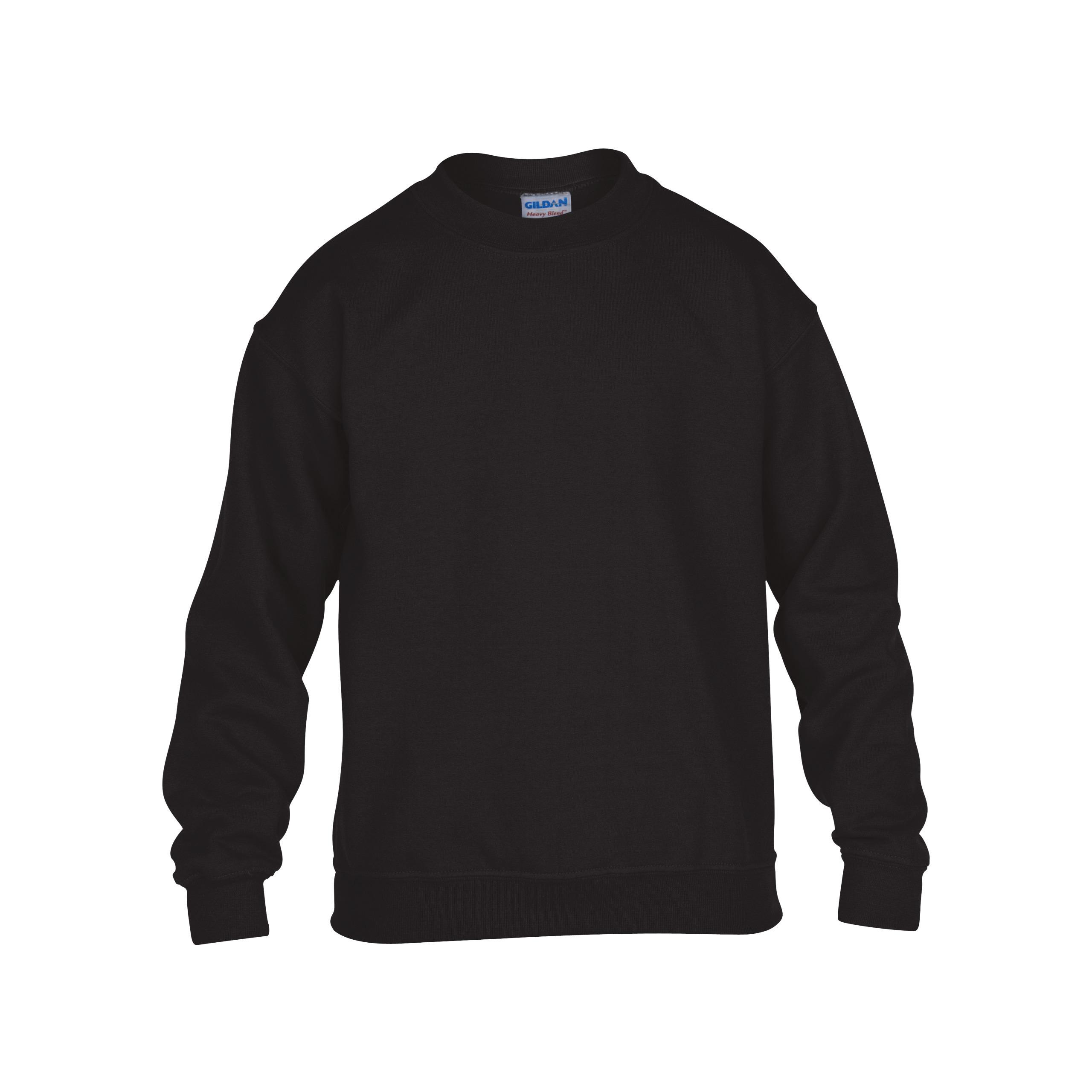 Gildan - SWEAT-SHIRT ENFANT COL ROND HEAVY BLEND™ - Black - 12/14 ans (XL)