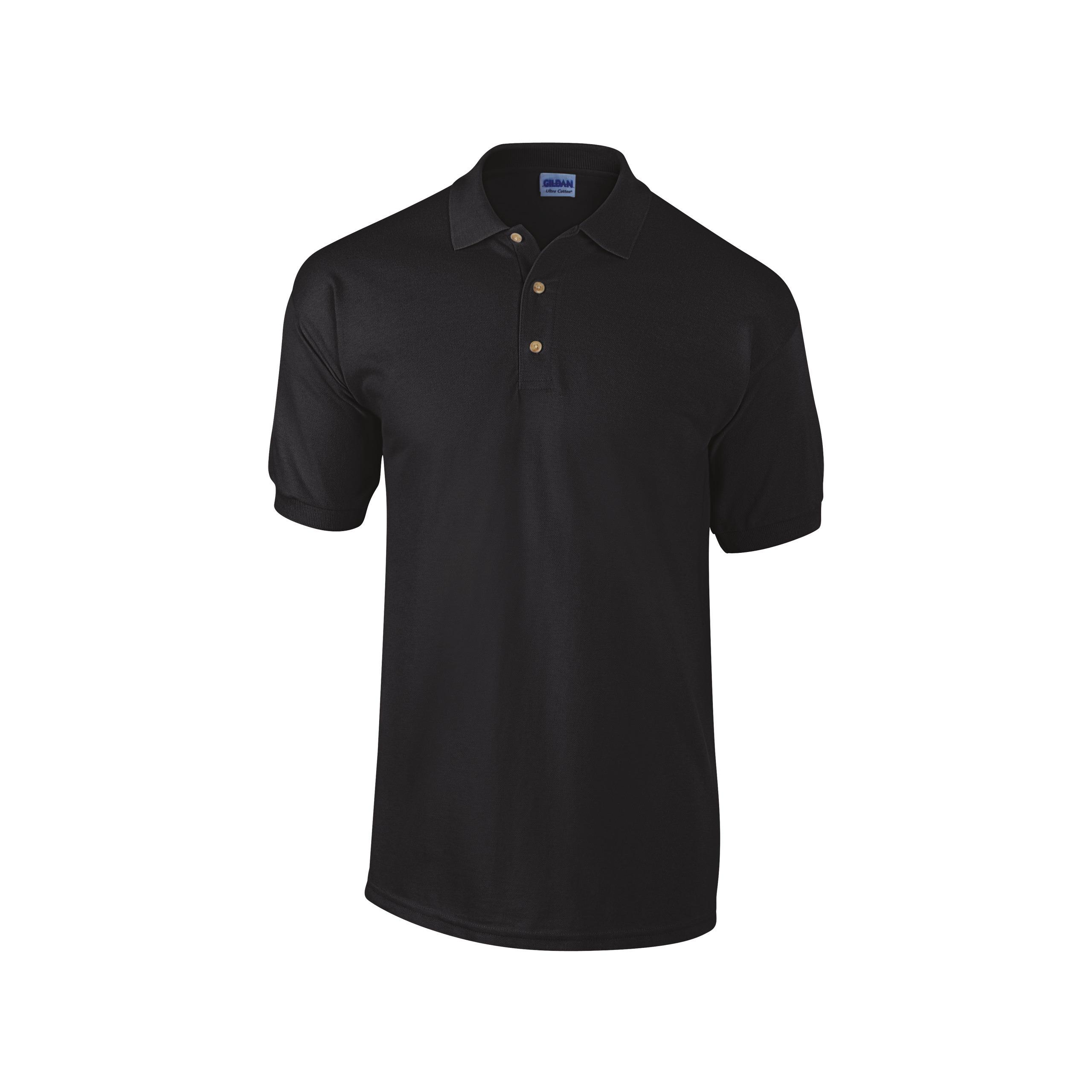 Gildan - POLO MANCHES COURTES Ultra Cotton™ - Black - S