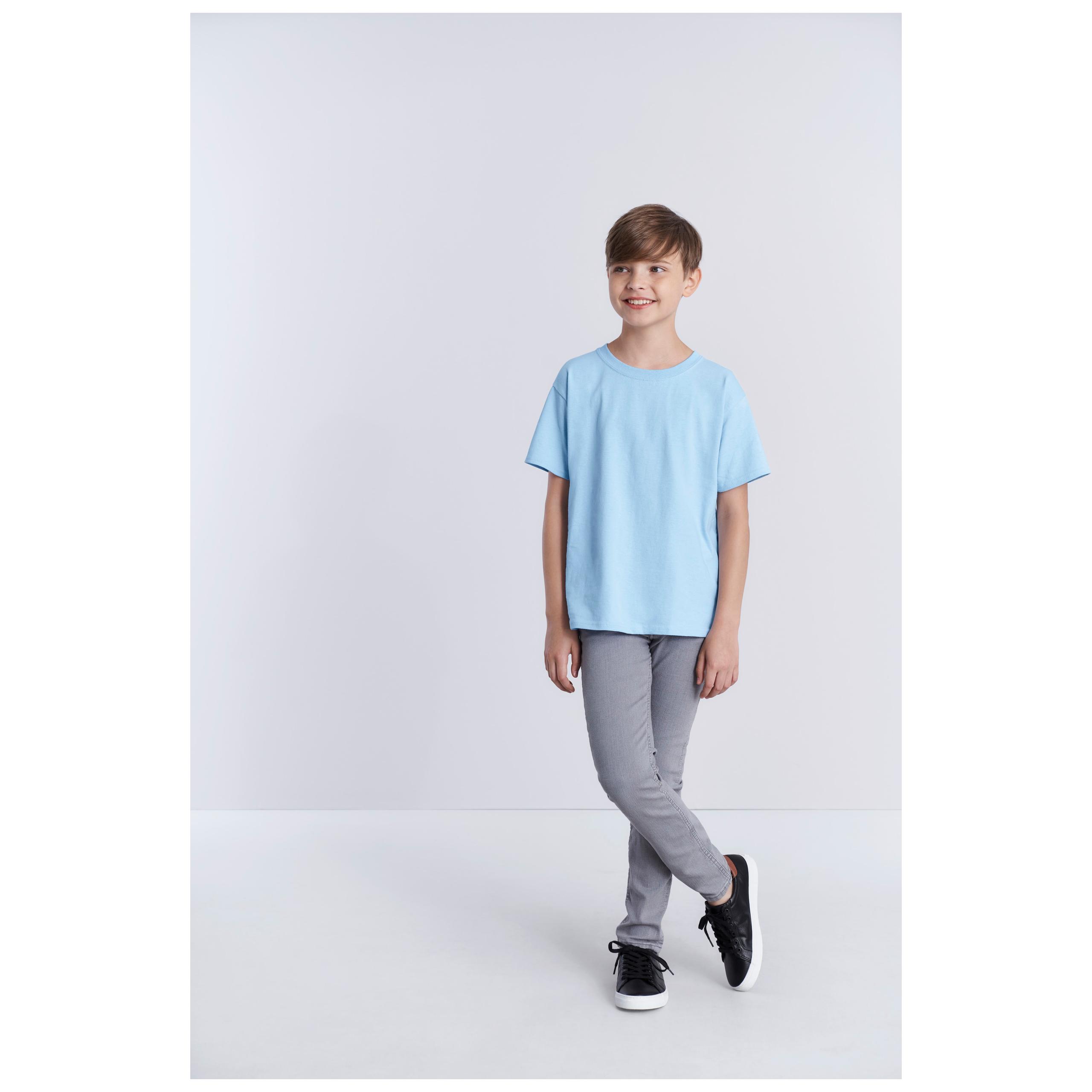 Gildan - T-SHIRT ENFANT HEAVY - Ash - 3/4 ans (XS)