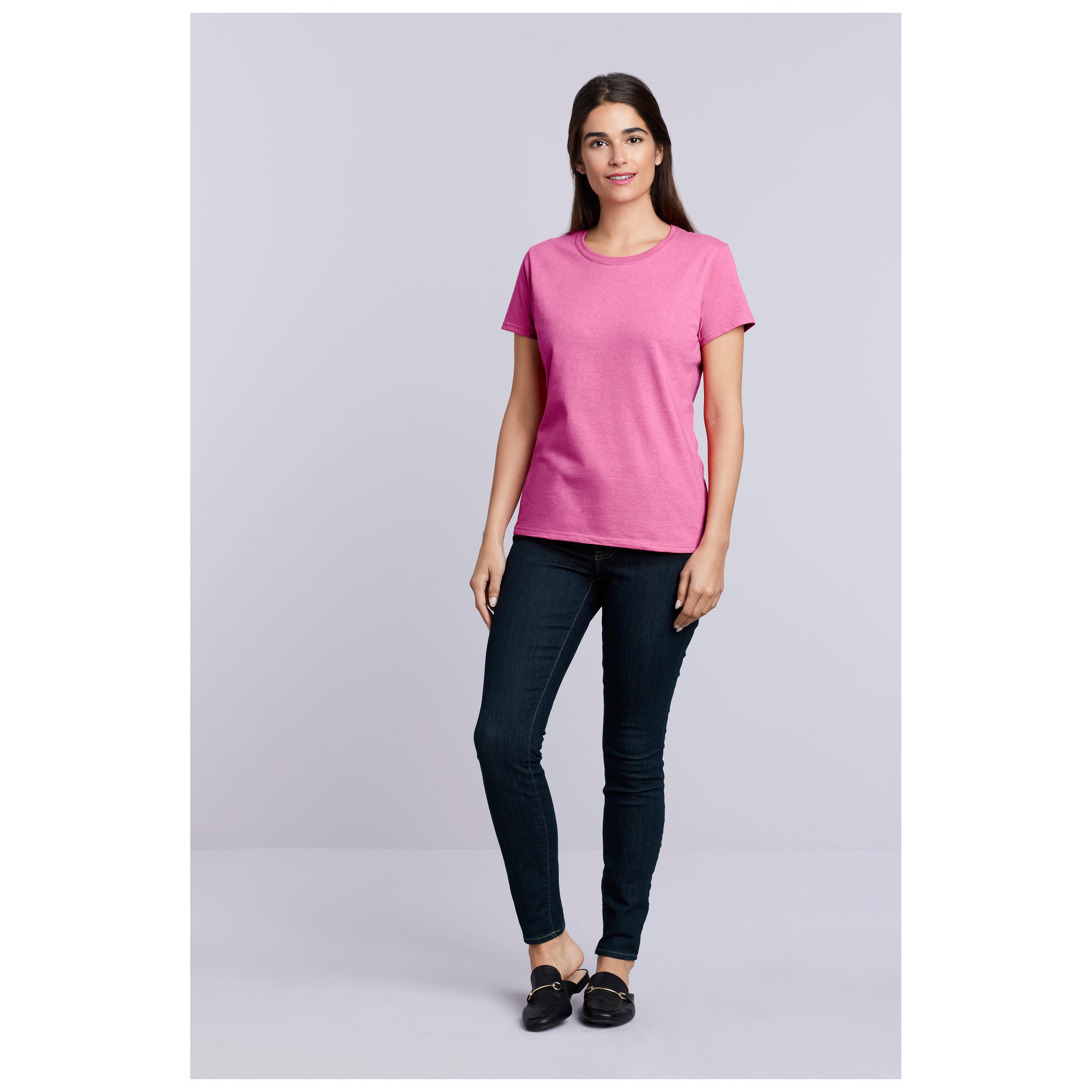 Gildan - T-SHIRT FEMME HEAVY COTTON™ - Azalea - S