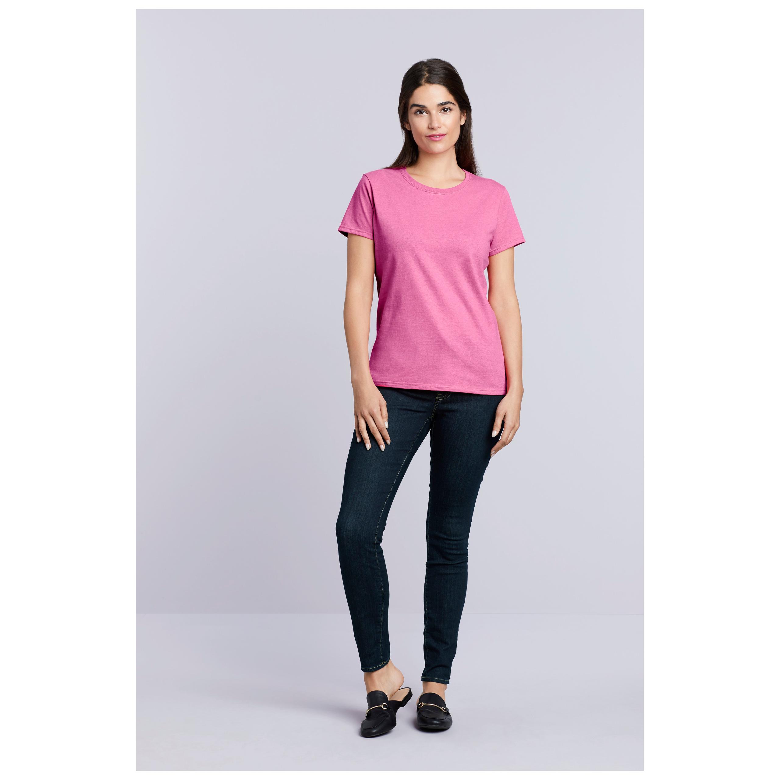 Gildan - T-SHIRT FEMME HEAVY COTTON™ - Azalea - S