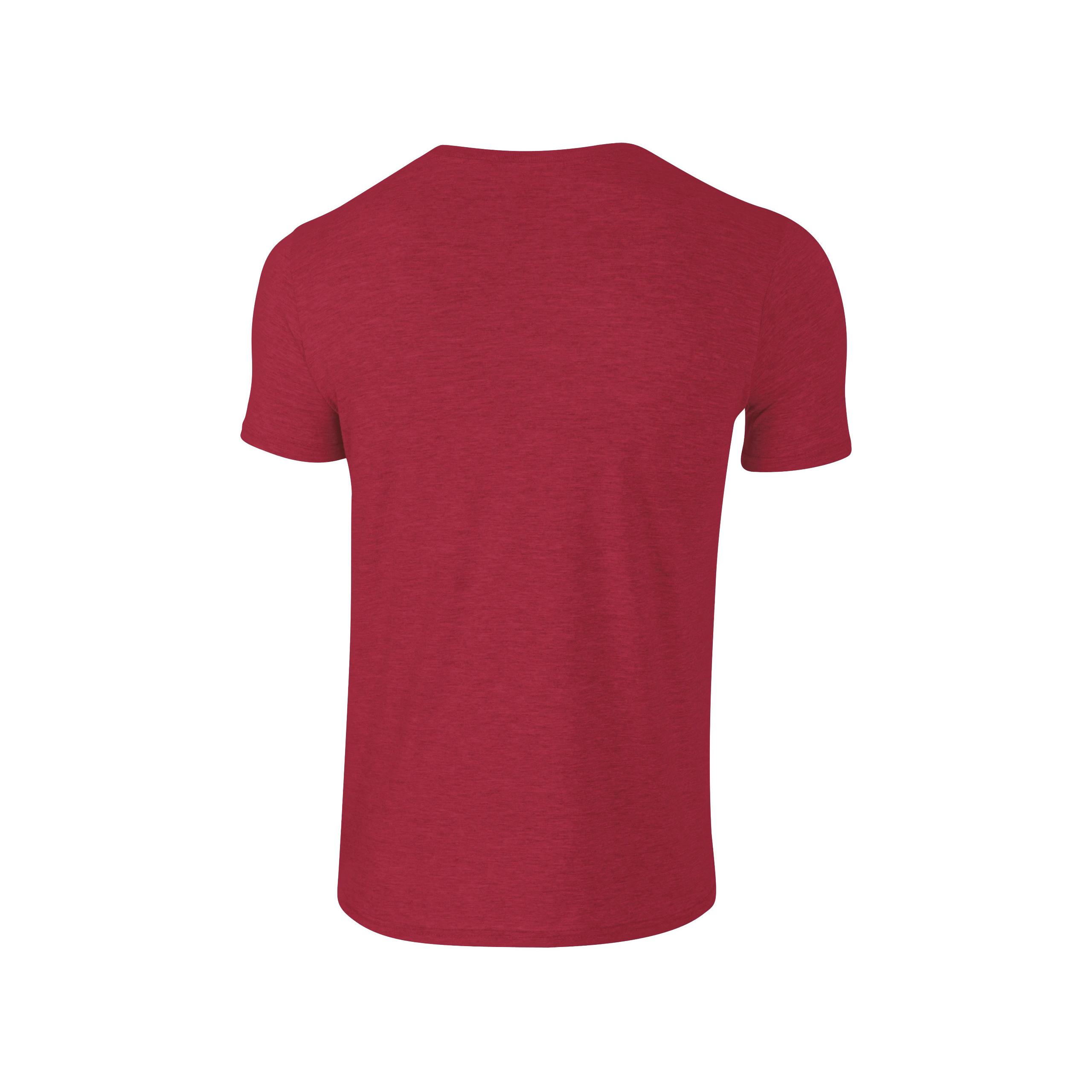 Gildan - T-SHIRT HOMME COL ROND SOFTSTYLE - Antique Cherry Red - XL