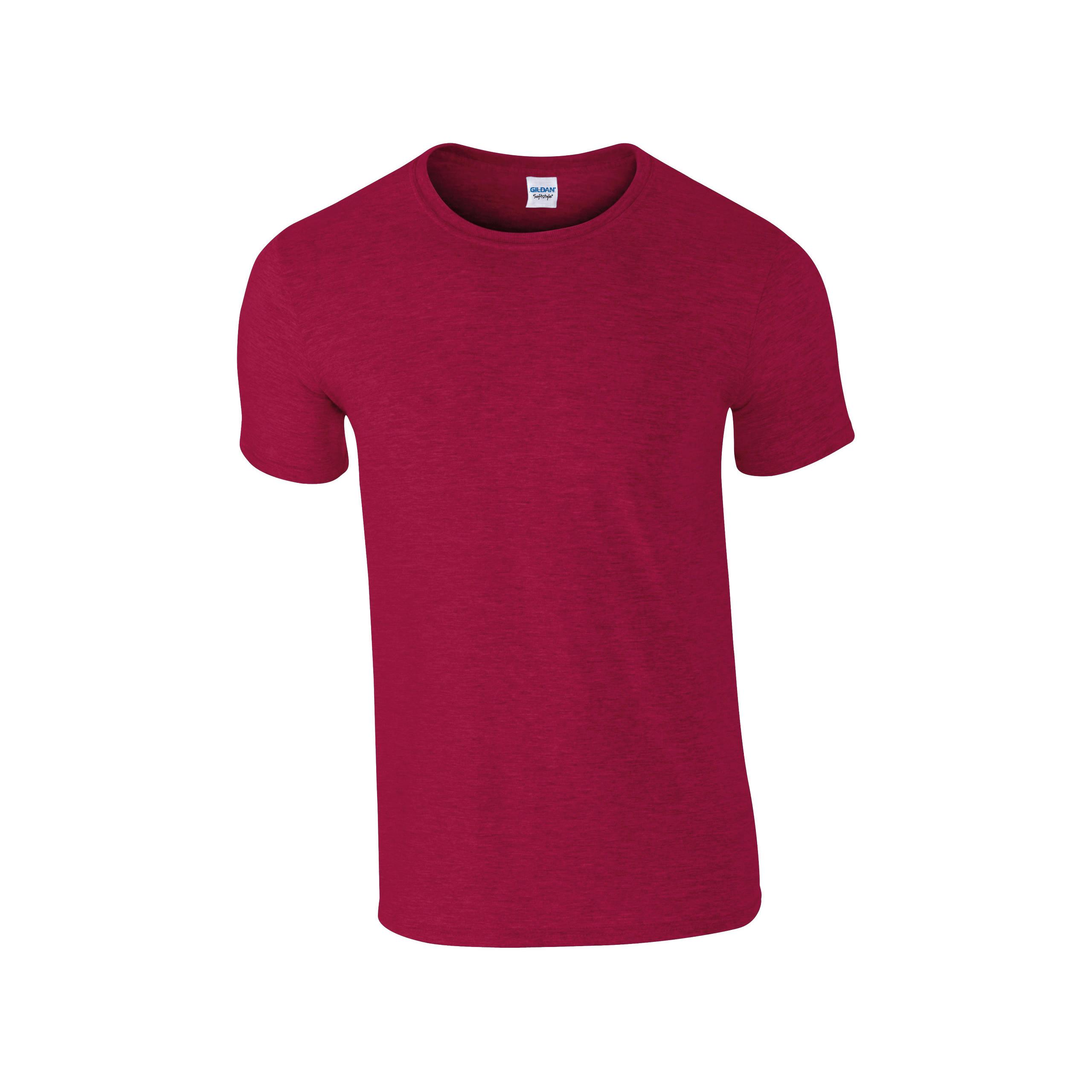 Gildan - T-SHIRT HOMME COL ROND SOFTSTYLE - Antique Cherry Red - XL