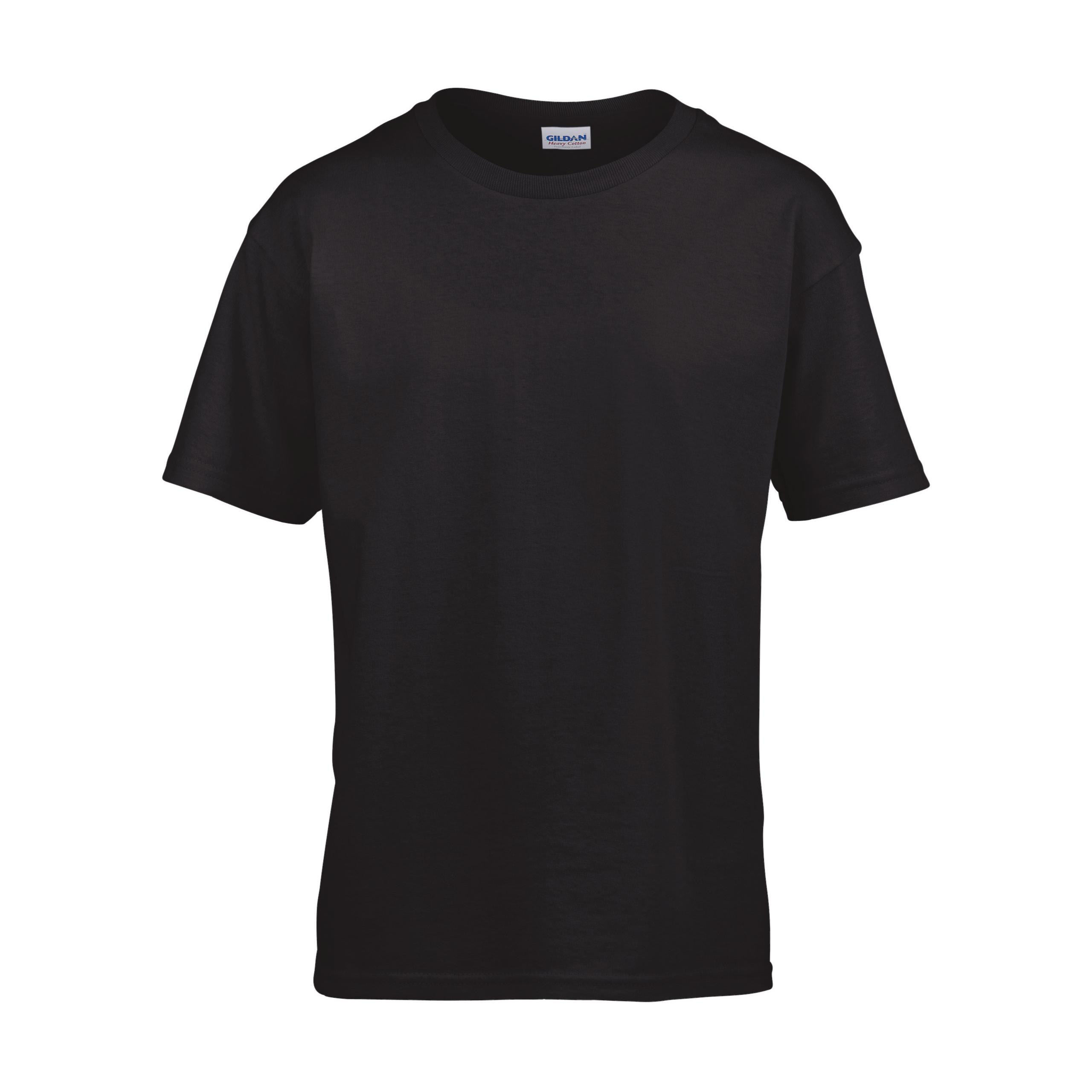 Gildan - T-SHIRT ENFANT SOFTSTYLE - Black - 3/4 ans (XS)