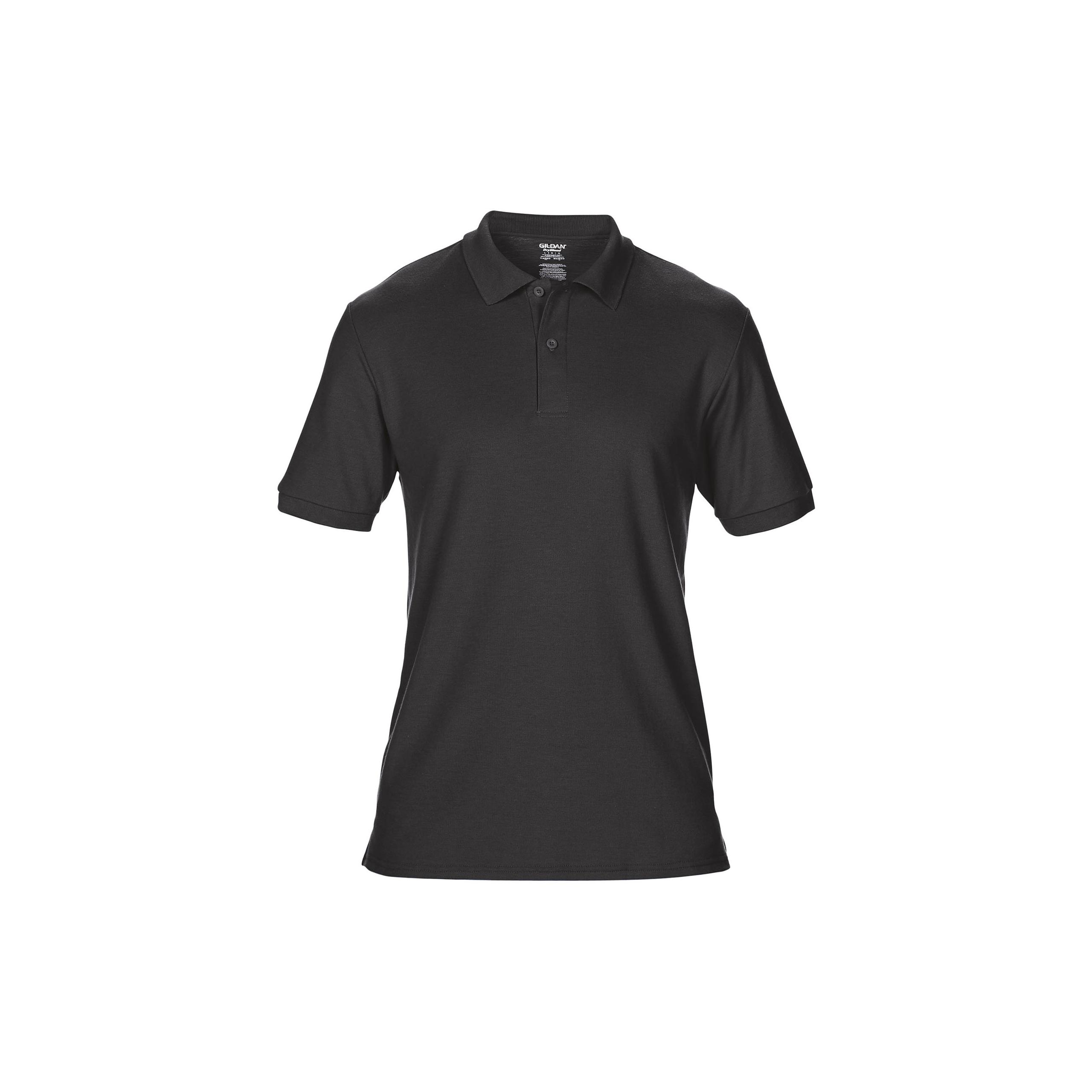 Gildan - POLO HOMME PIQUÉ DRYBLEND - Black - 3XL